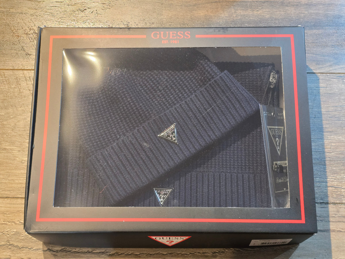 Guess Scarf and Beanie Box Set