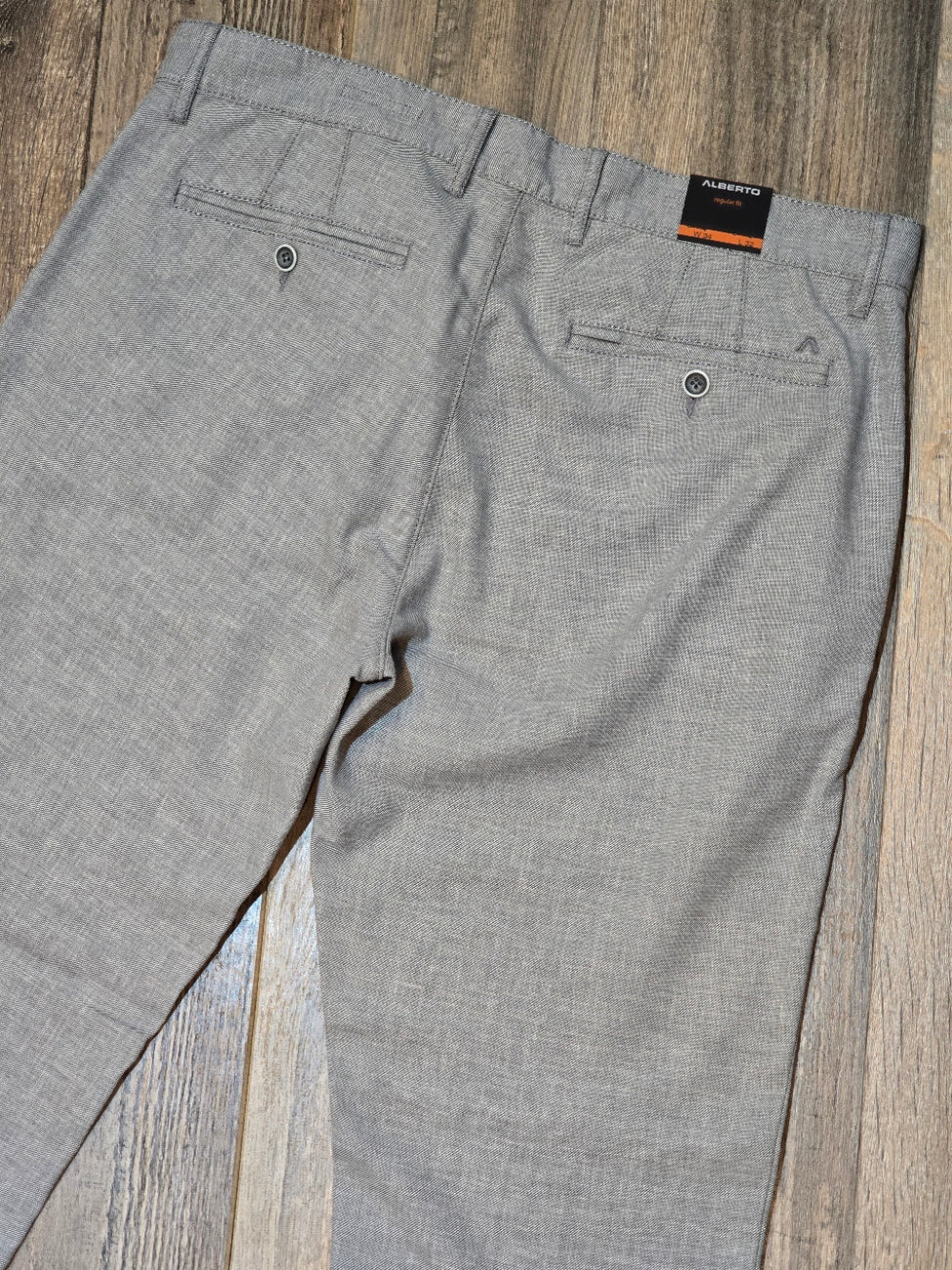 Alberto LOU Regular fit Premium Linen Mix Chinos