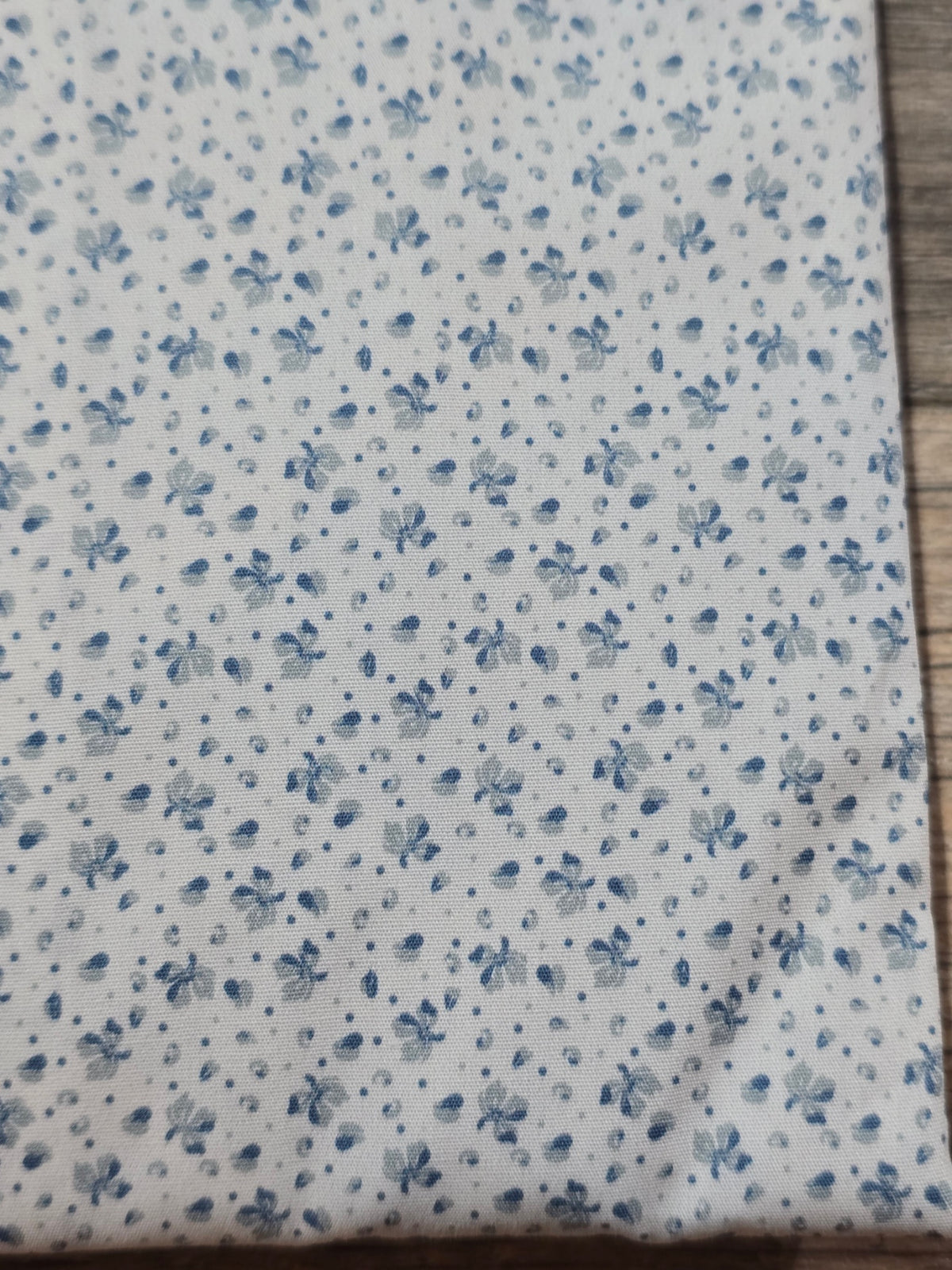 Remus Uomo Tapered White / Blue flower Print Shirt