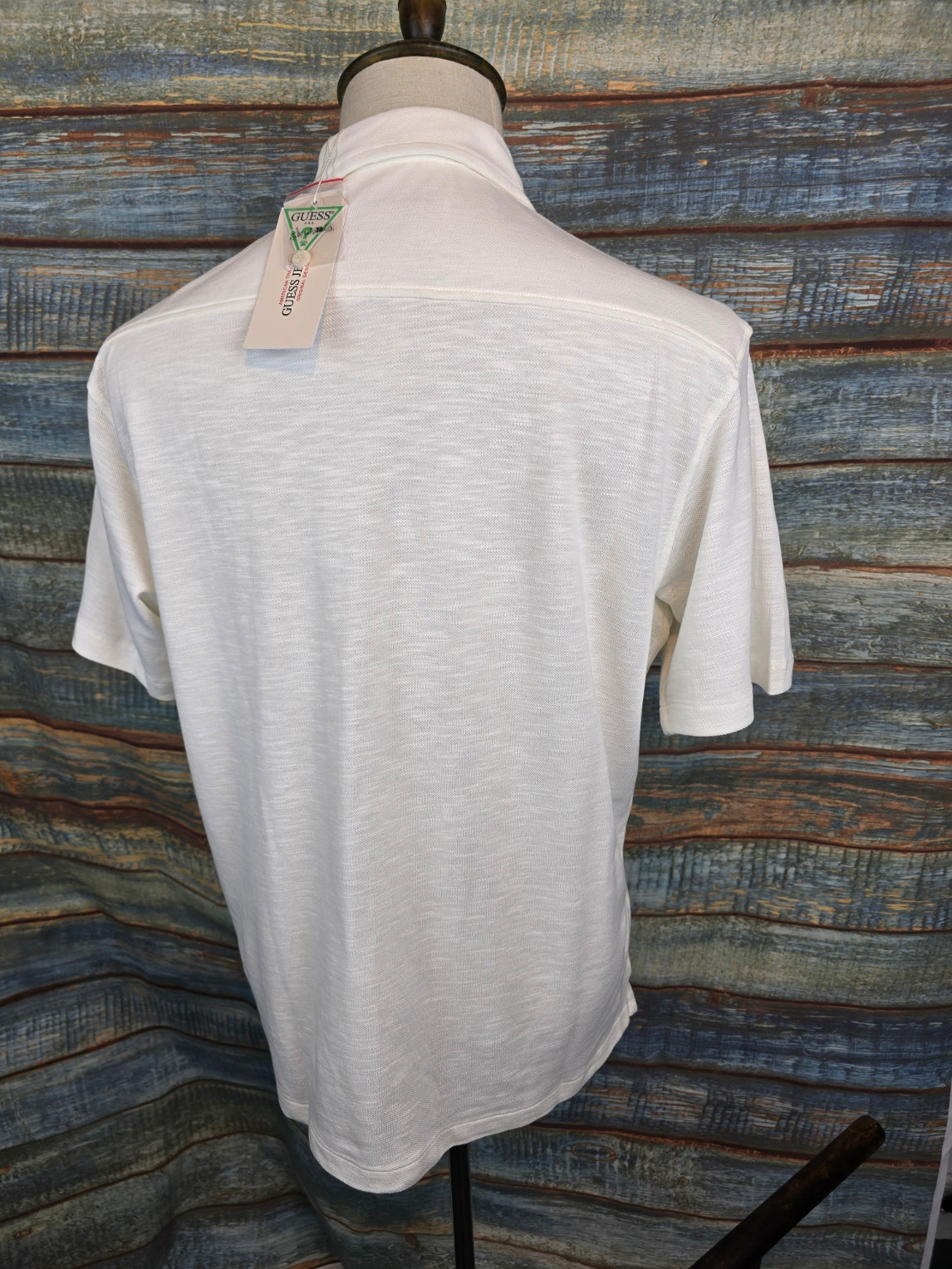 Guess Jeans Regular Fit Slub Pique Short sleeve Shirt