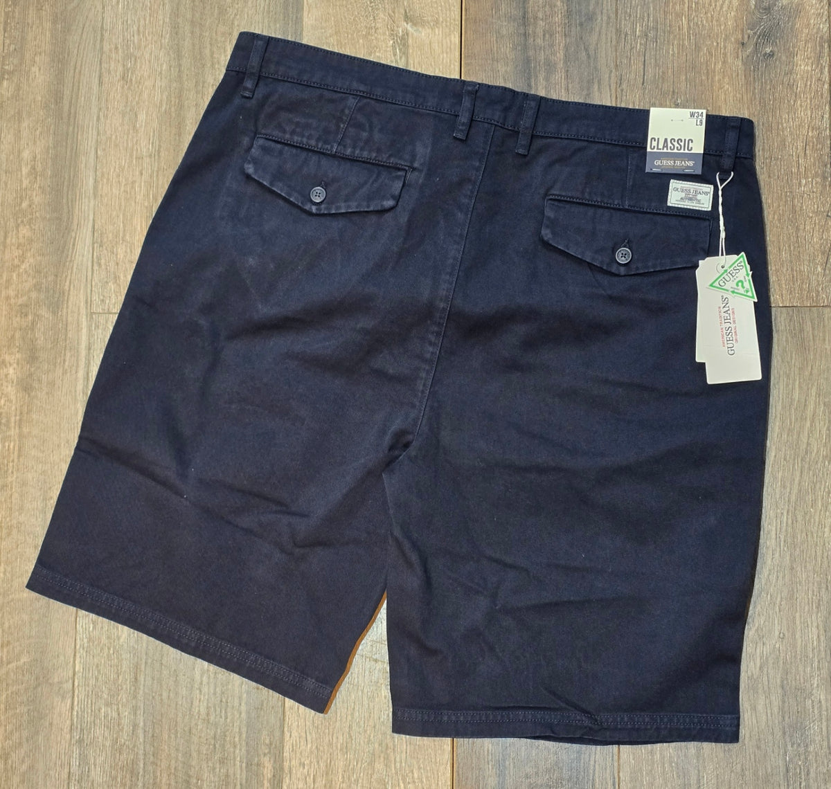 Guess Jeans Garment Washed Chino Shorts