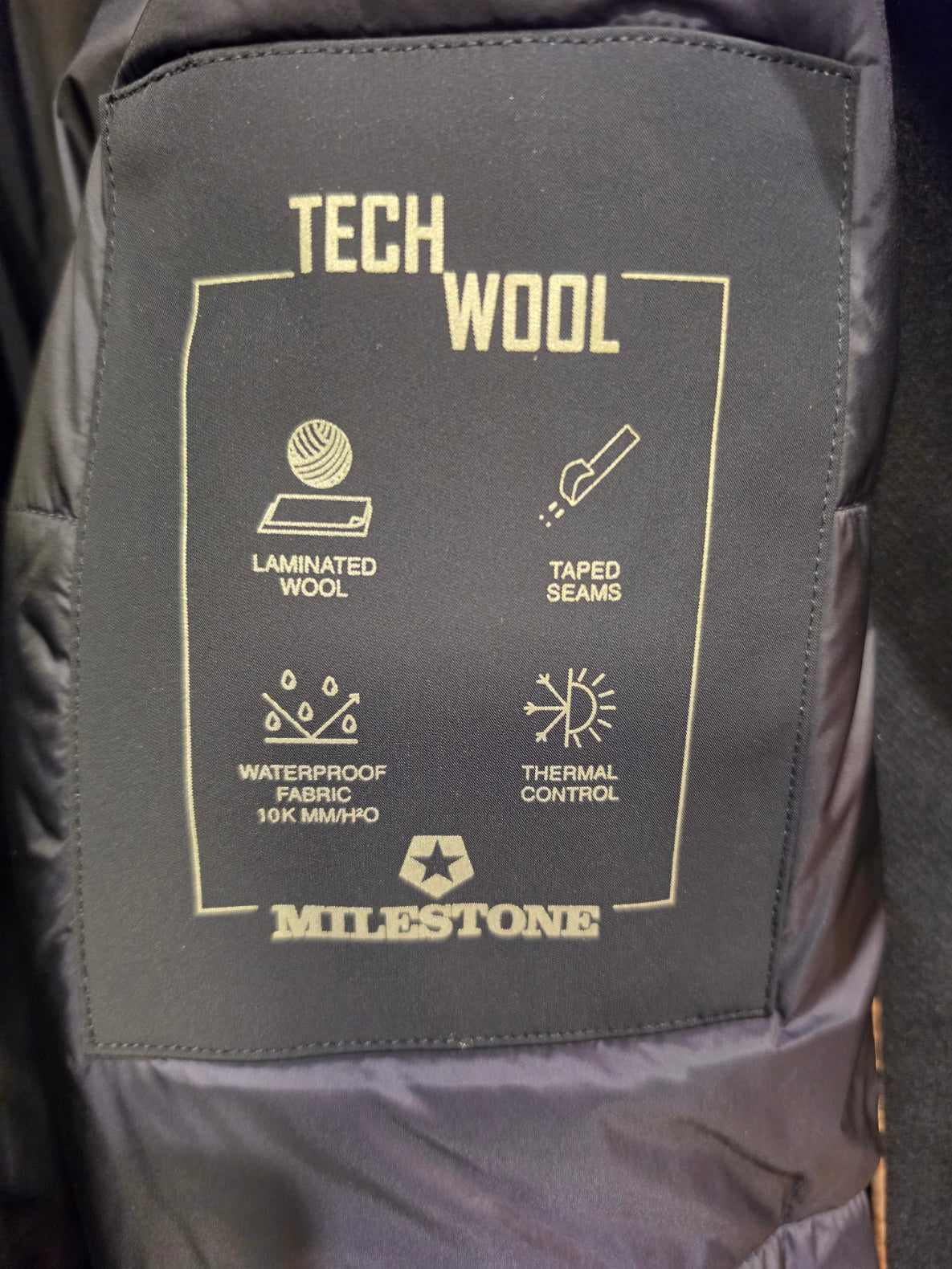 MILESTONE Richard TechWool water-resistant parka