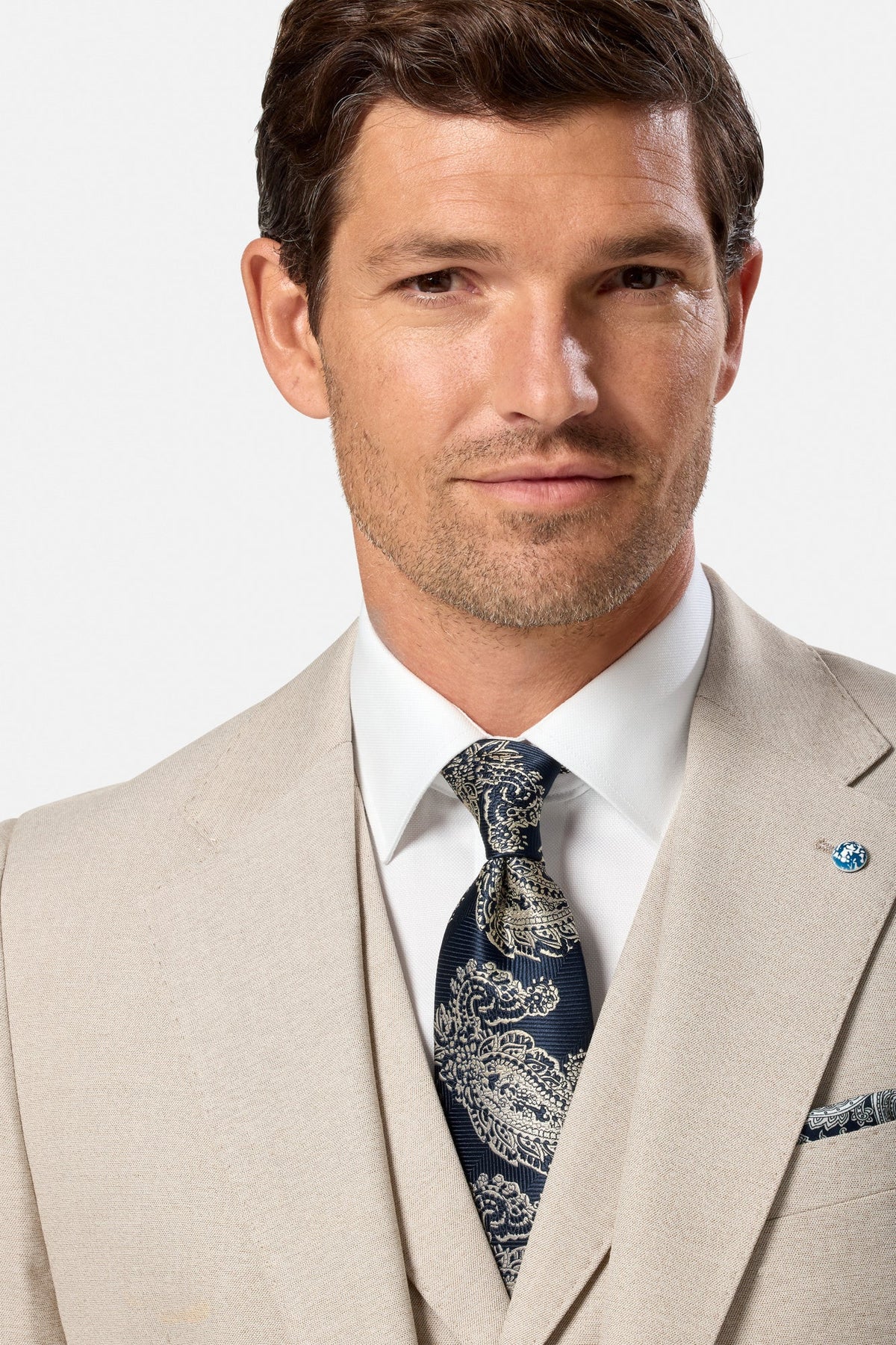 Benetti Signature "Albert" Stone 3 piece Suit