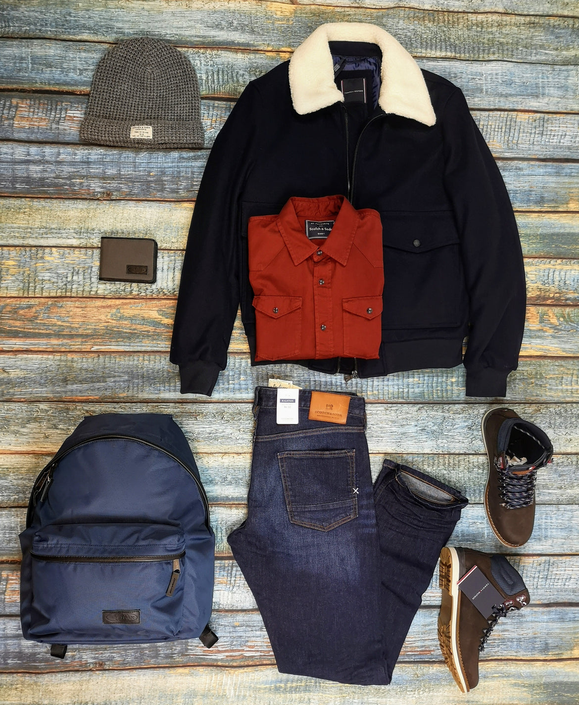 Bomber Jacket, Jeans and Hiking Inspired Boots