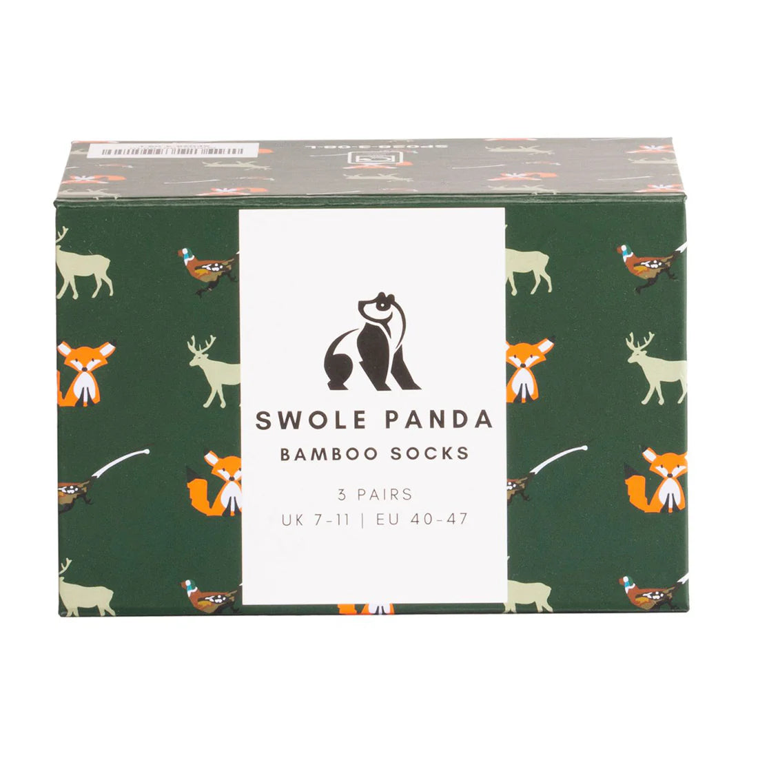 SWOLE PANDA Countryside Sock Box - 3 Pairs