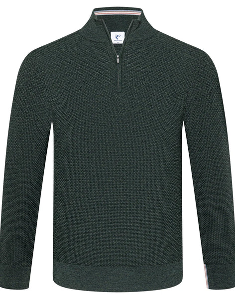 R2 - Amsterdam Merino wool half-zip Jumper