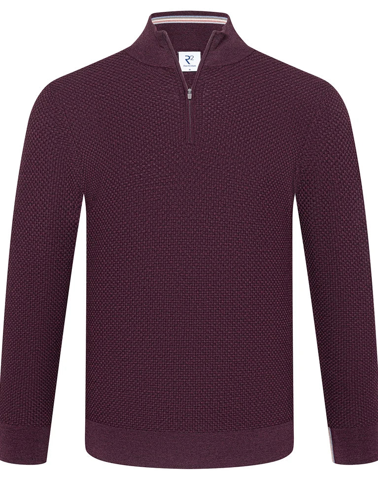 R2 - Amsterdam Merino wool half-zip Jumper