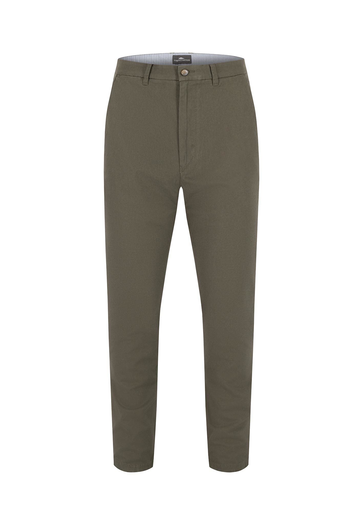 FYNCH-HATTON REGULAR FIT STRETCH COTTON CHINOS