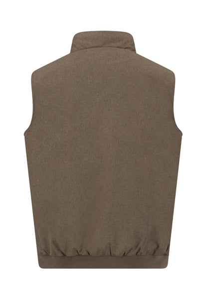 FYNCH-HATTON Quilted vest with stand-up collar