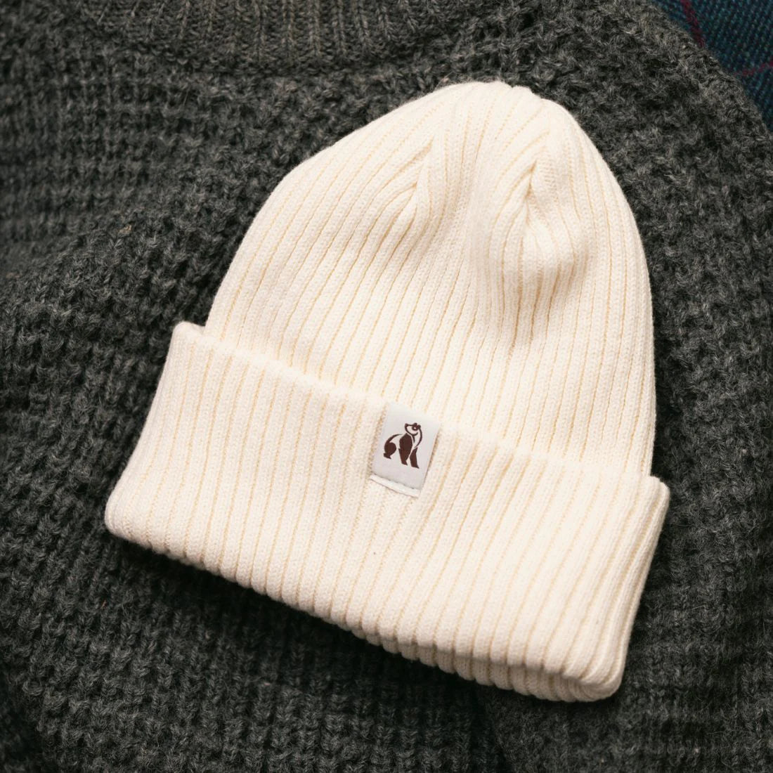 SWOLE PANDA Organic Cotton Beanie hats