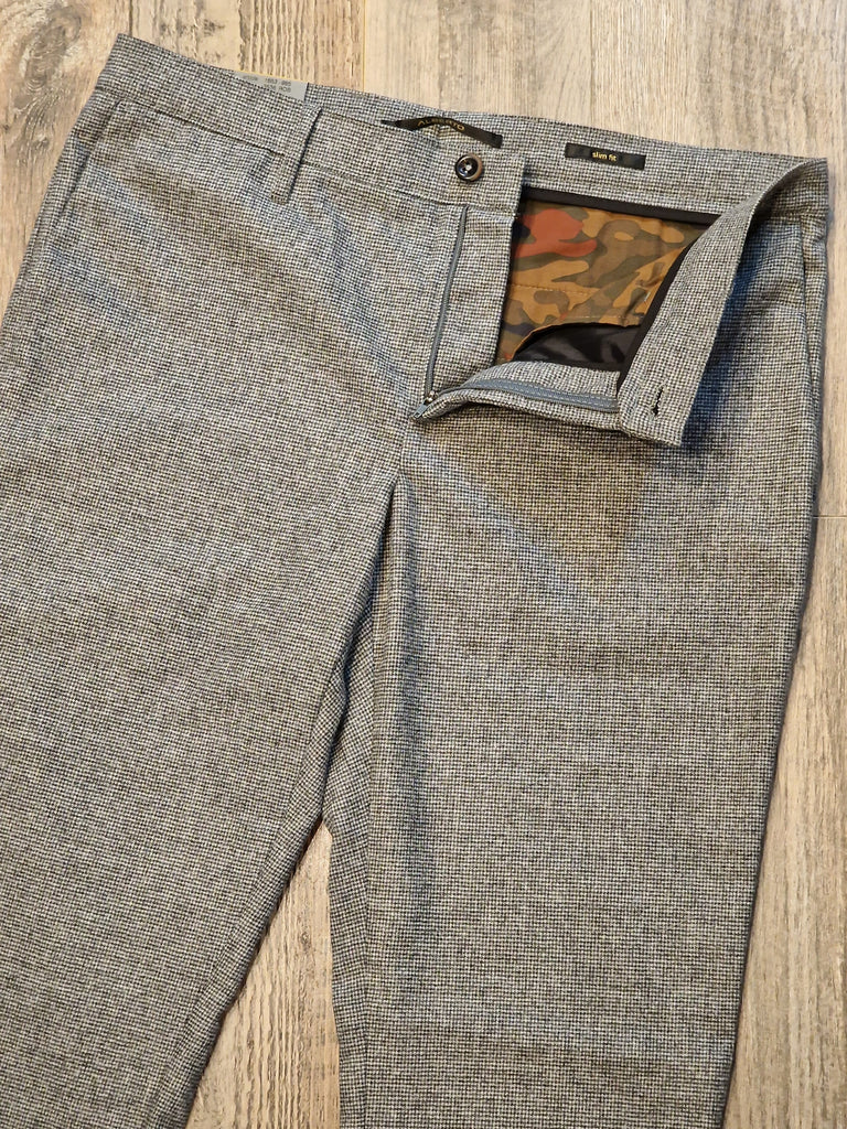 Alberto ROB Slim Fit - Mini Oxford Wool Blend chinos – Retreat Clothing