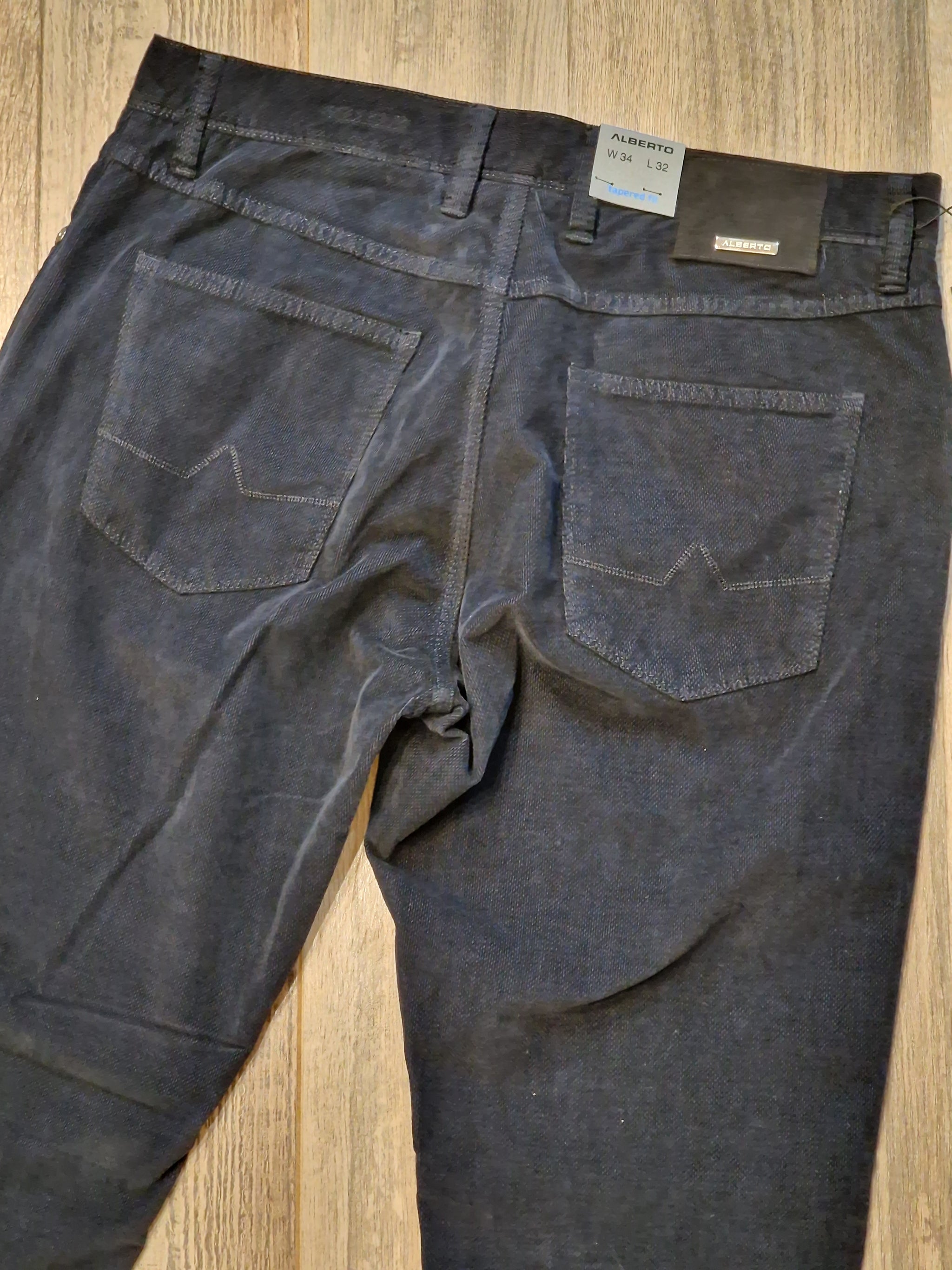 Alberto ROBIN Tapered fit - FANCY VELVET 5 Pocket Jean