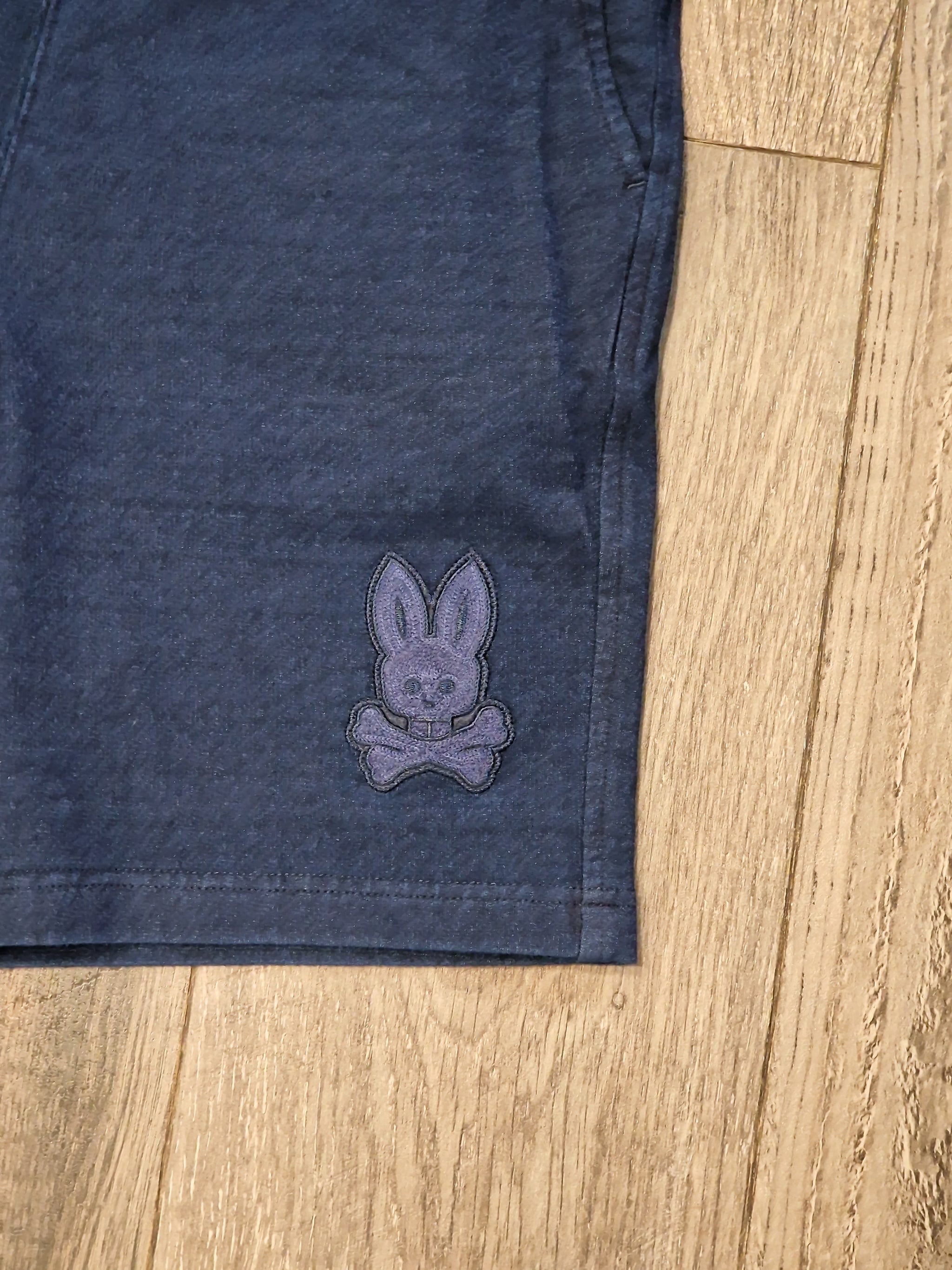 Psycho Bunny Addison Indigo Dye Elastic Waist Shorts