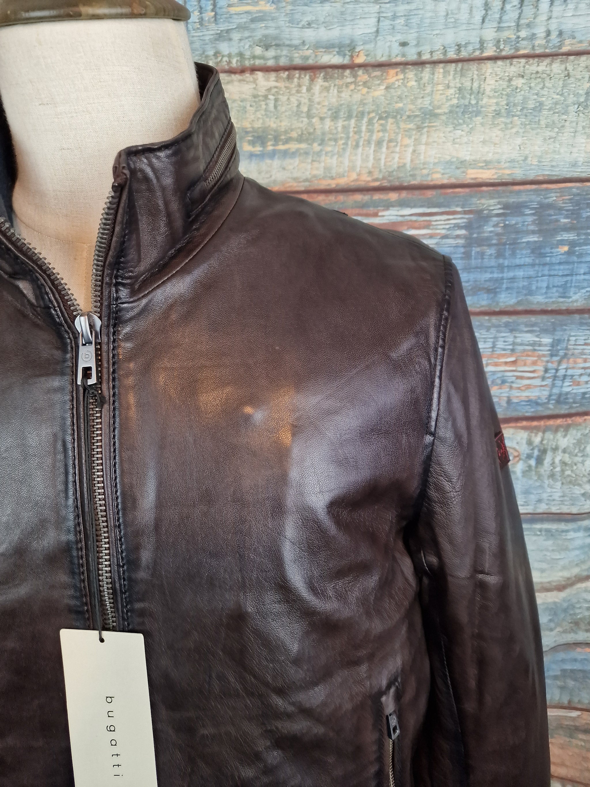 Bugatti jacket leather sale