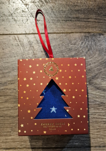 SWOLE PANDA Christmas Tree hanging SOCK BOX - 1 PAIR