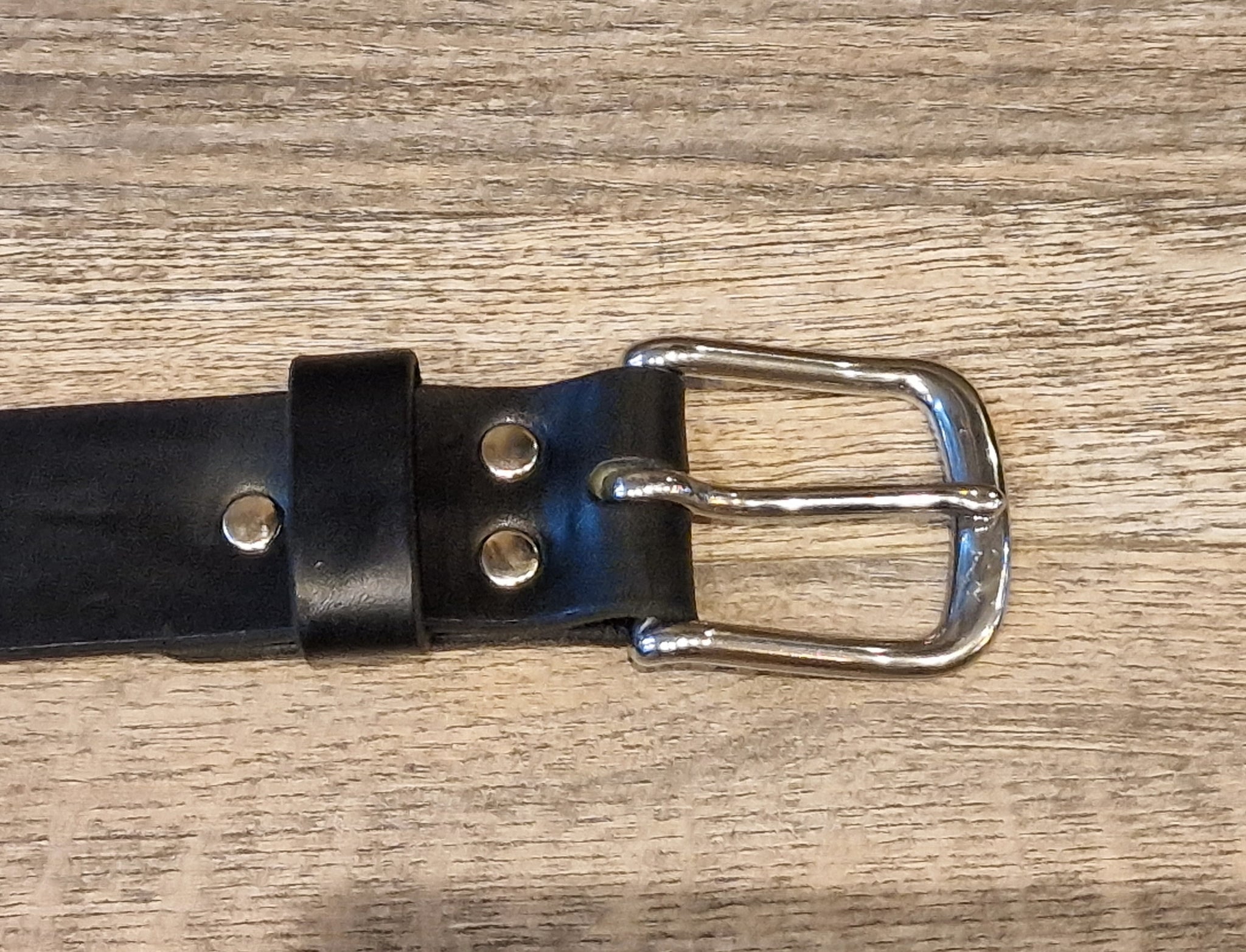 Retreat Clothing Handmade 35mm Black Leather Belt