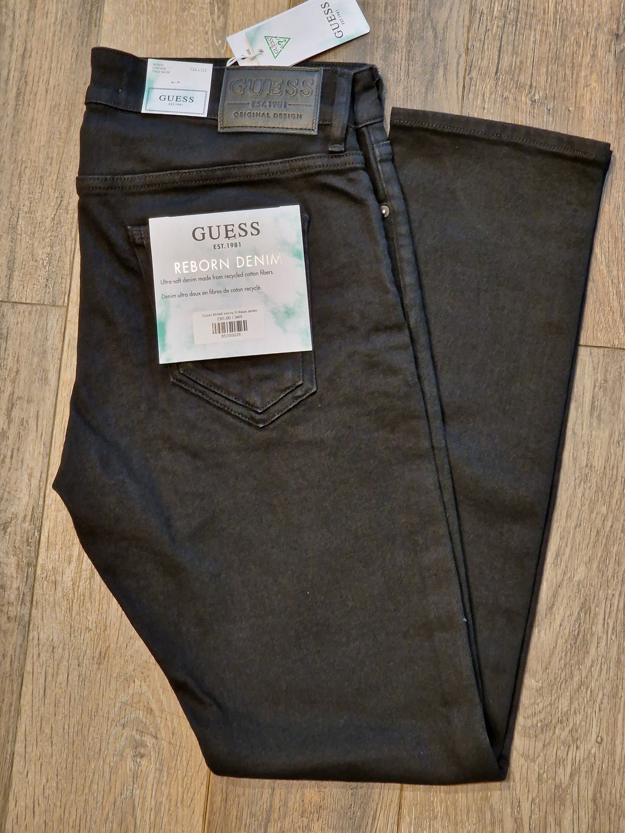 Guess MIAMI skinny fit Black denim