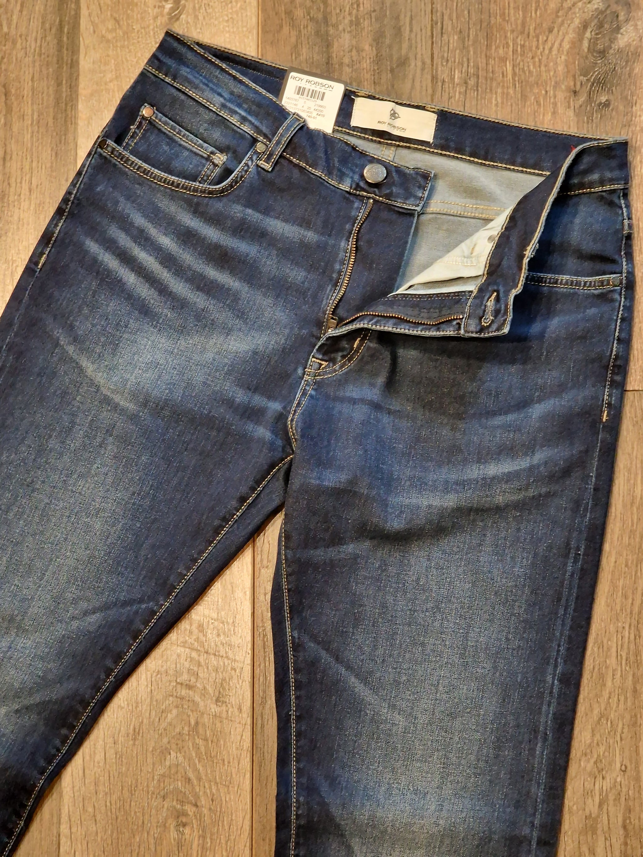 Roy Robson Fitted Leg Mid Wash Denim