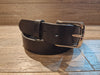 Retreat Clothing Handmade 32mm Black Leather Belt