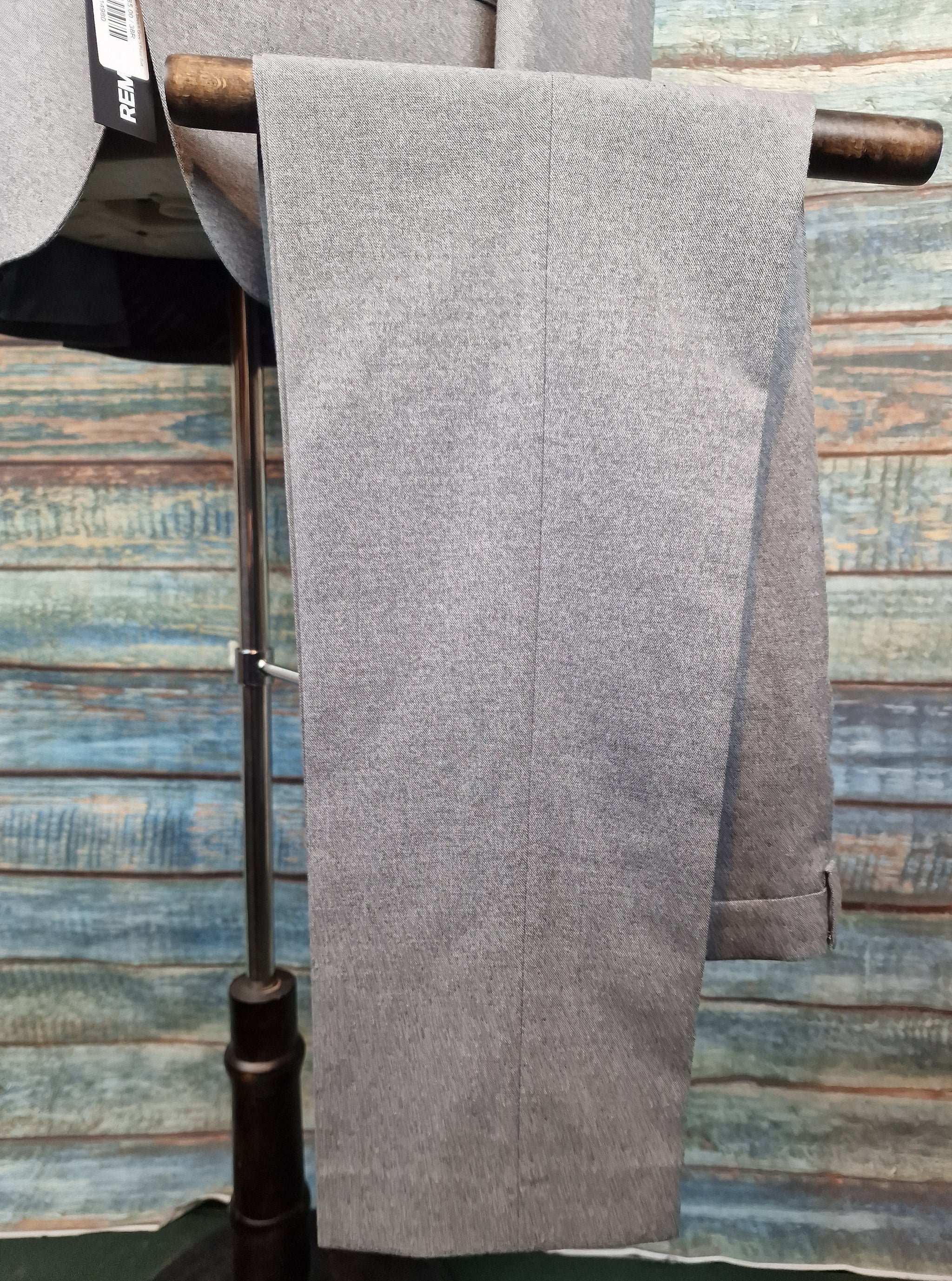 Remus Uomo Slim Fit Stretch Grey 3 Piece Suit