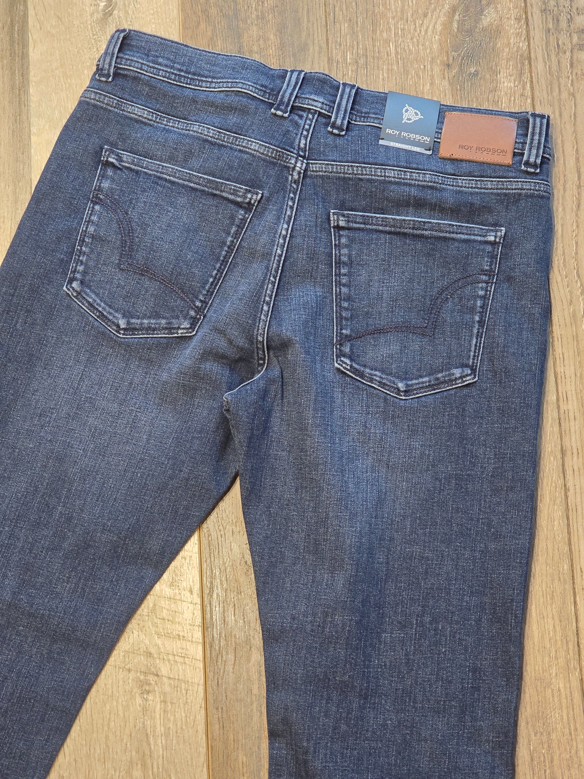 Roy Robson Straight Fit Clean Denim Jeans