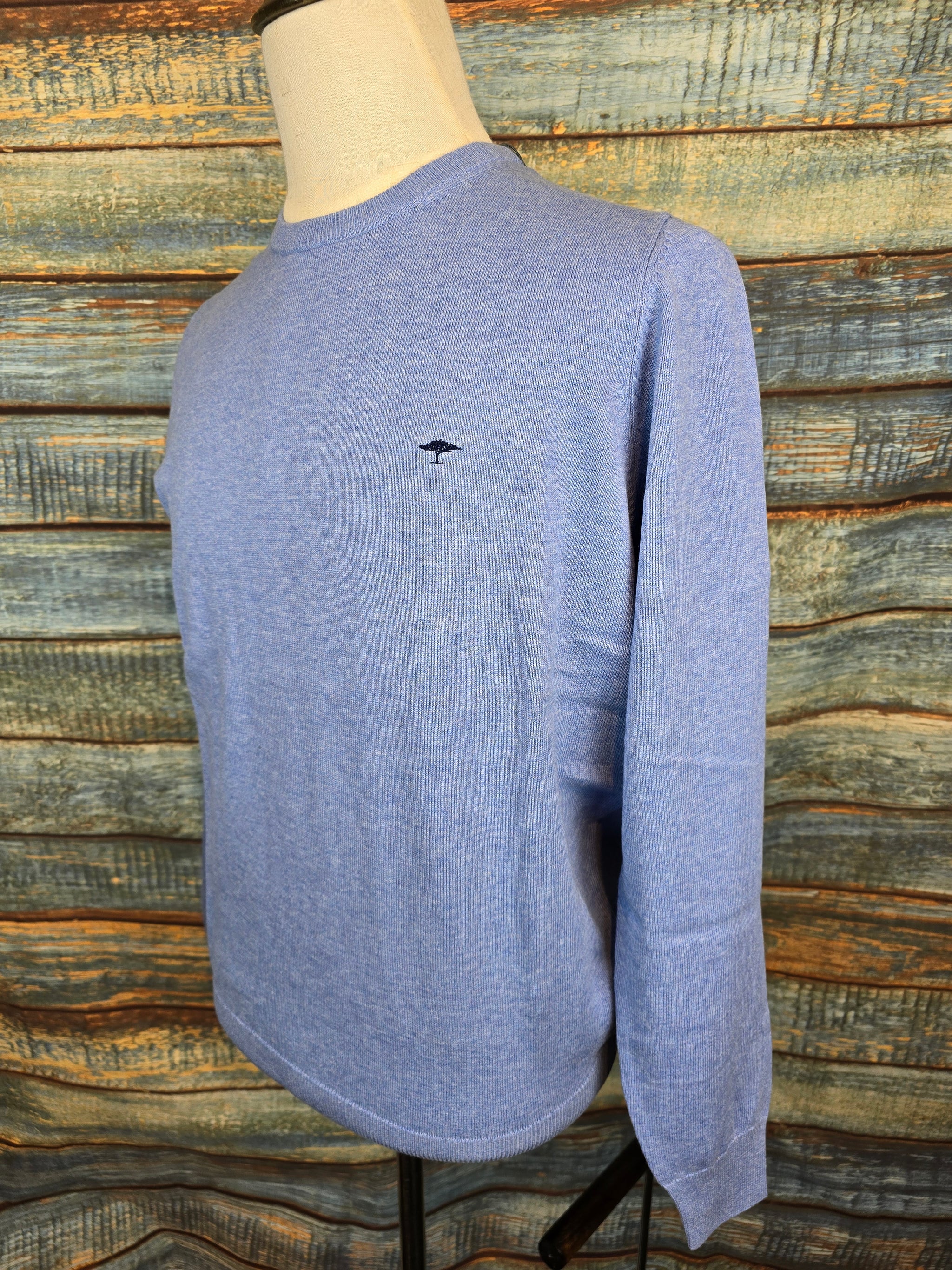 FYNCH-HATTON FINE-KNIT SWEATER WITH A CREW NECK