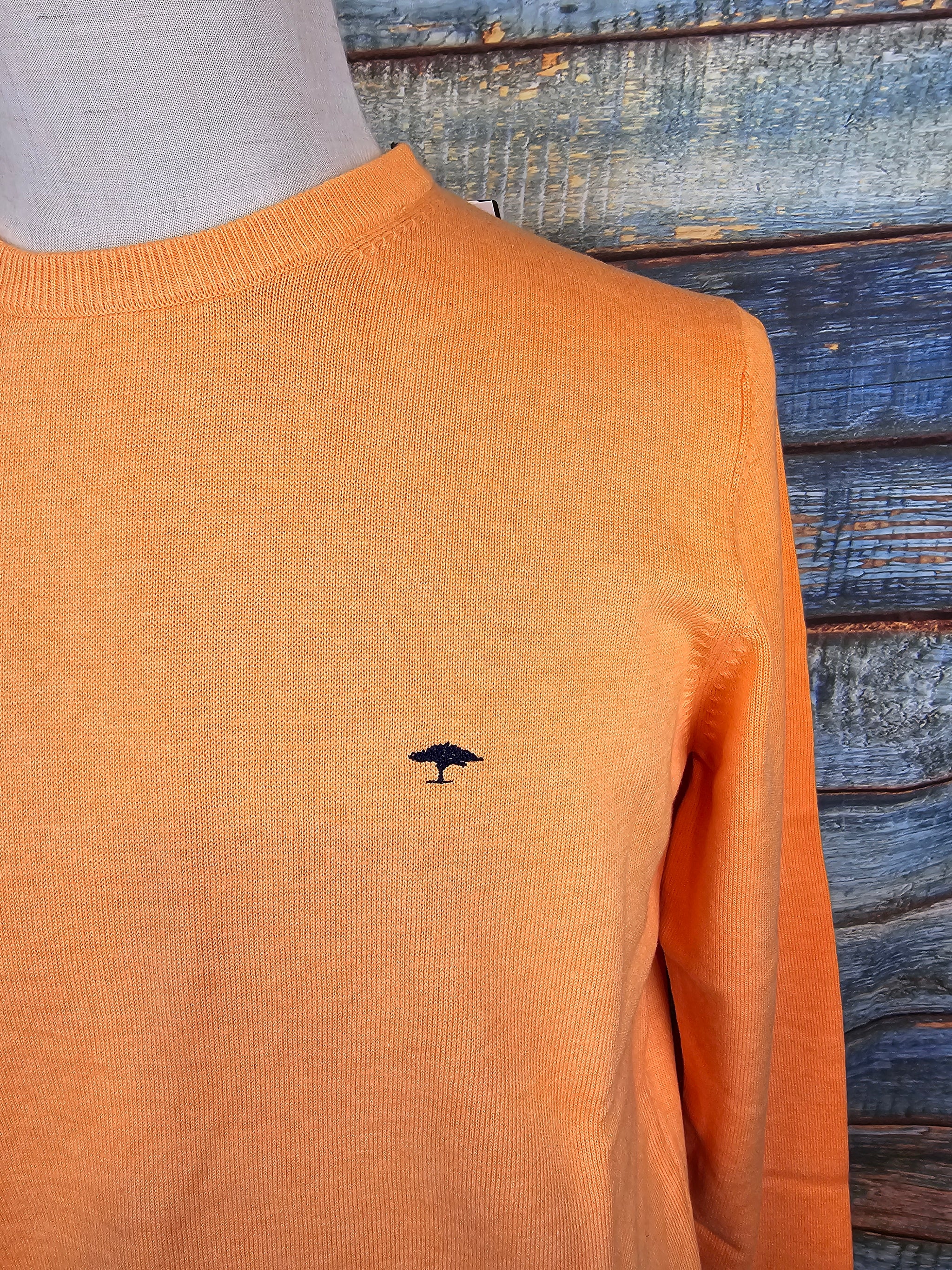 FYNCH-HATTON FINE-KNIT SWEATER WITH A CREW NECK