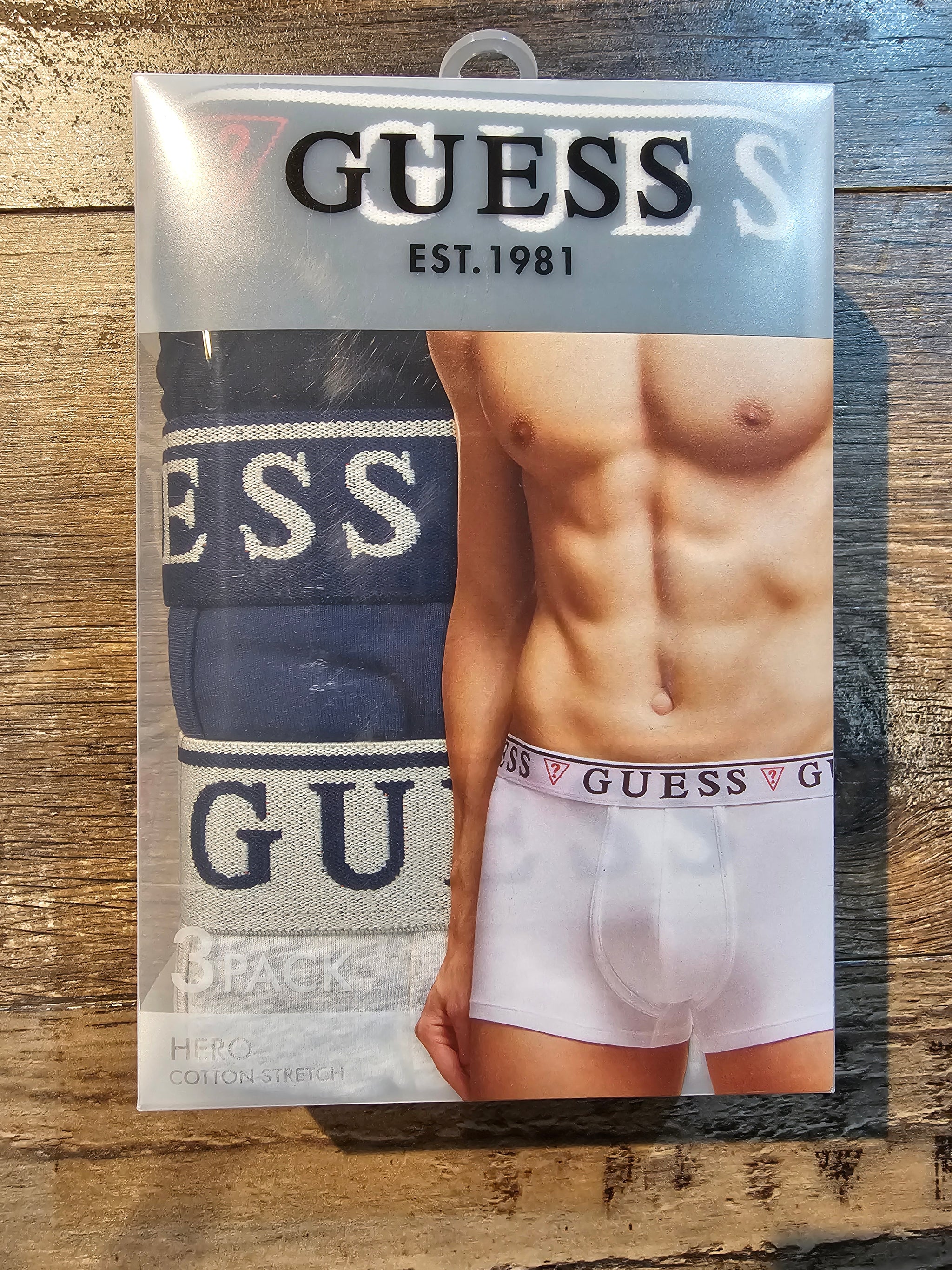 Guess 3 pack Logo Waistband trunks