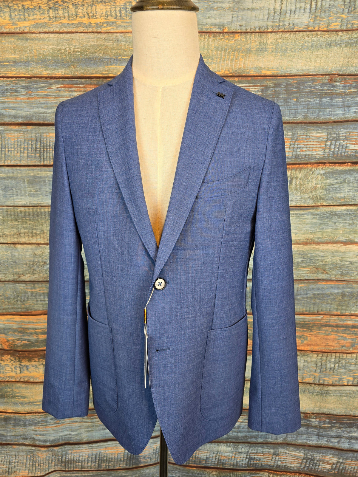 MICHAEL KORS Mid Blue Performance Stretch Suit