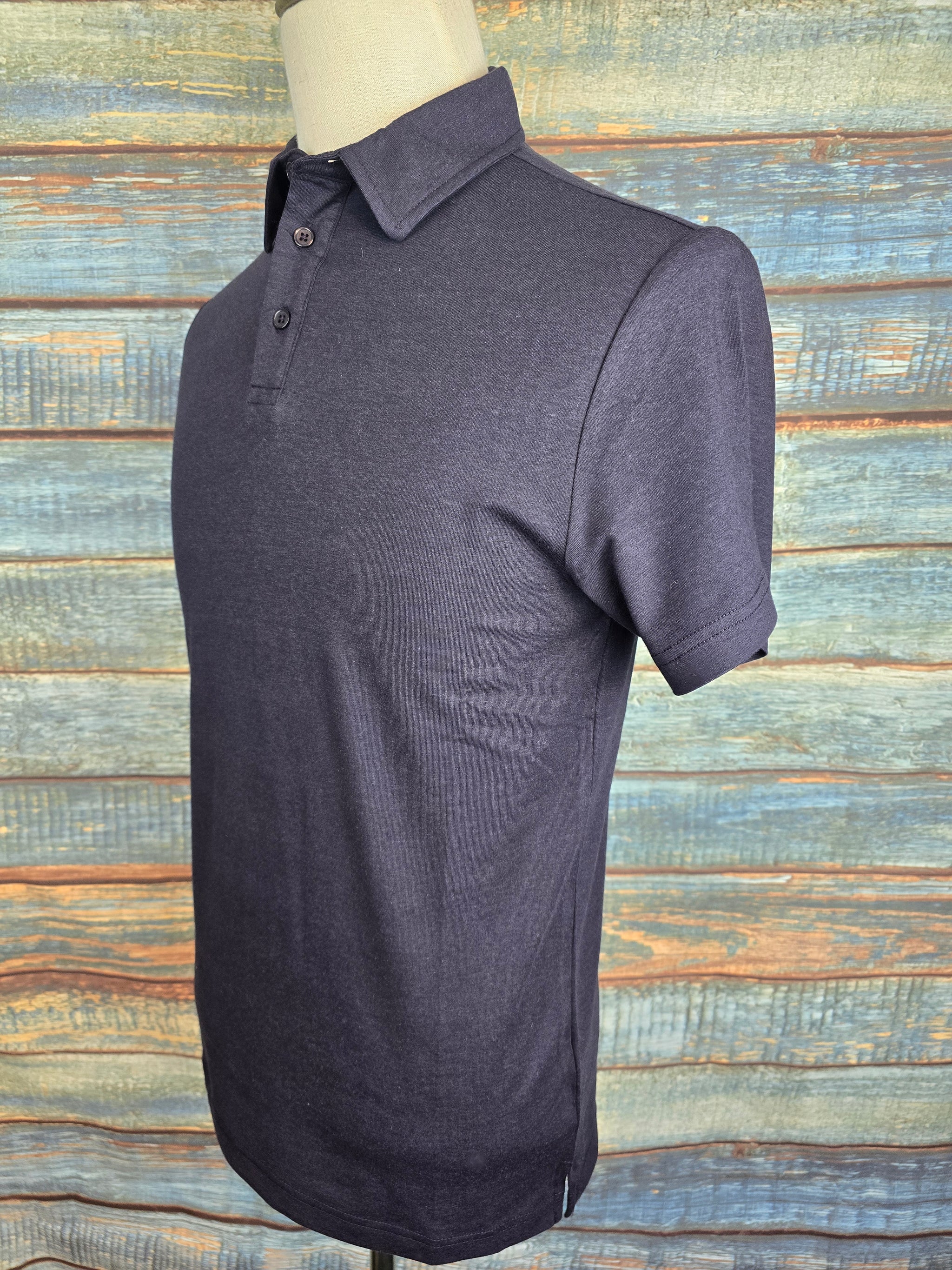 Remus Uomo Tapered Fit Cotton blend Short-Sleeve Polo Shirt