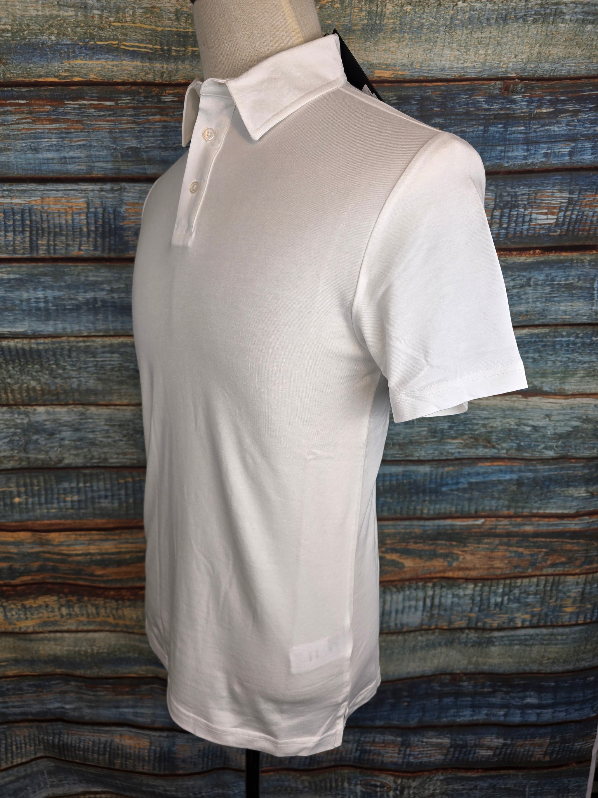 Remus Uomo Tapered Fit Cotton blend Short-Sleeve Polo Shirt