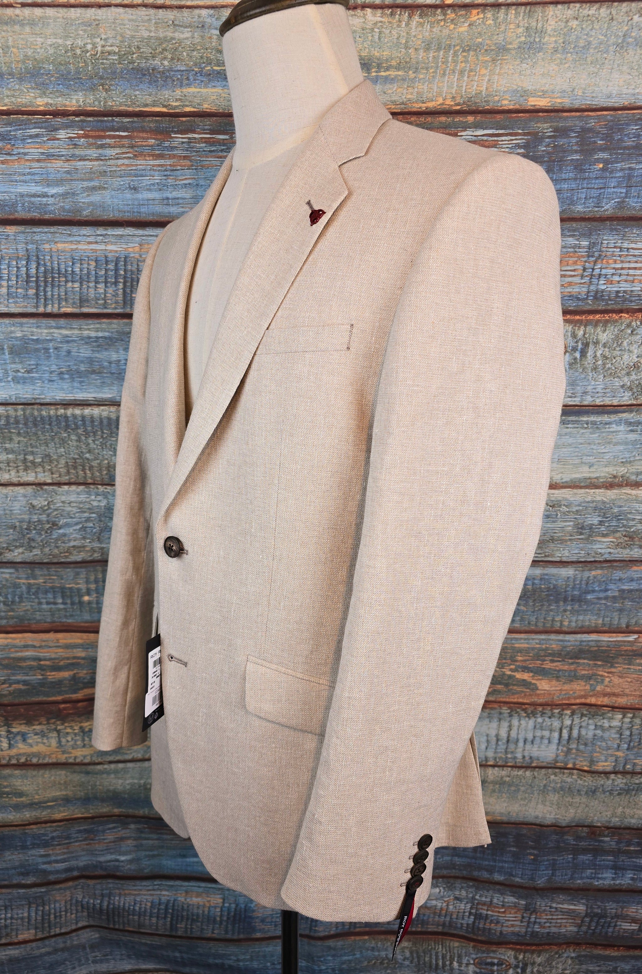 Roy Robson Slim Fit Linen and Cotton mix Jacket