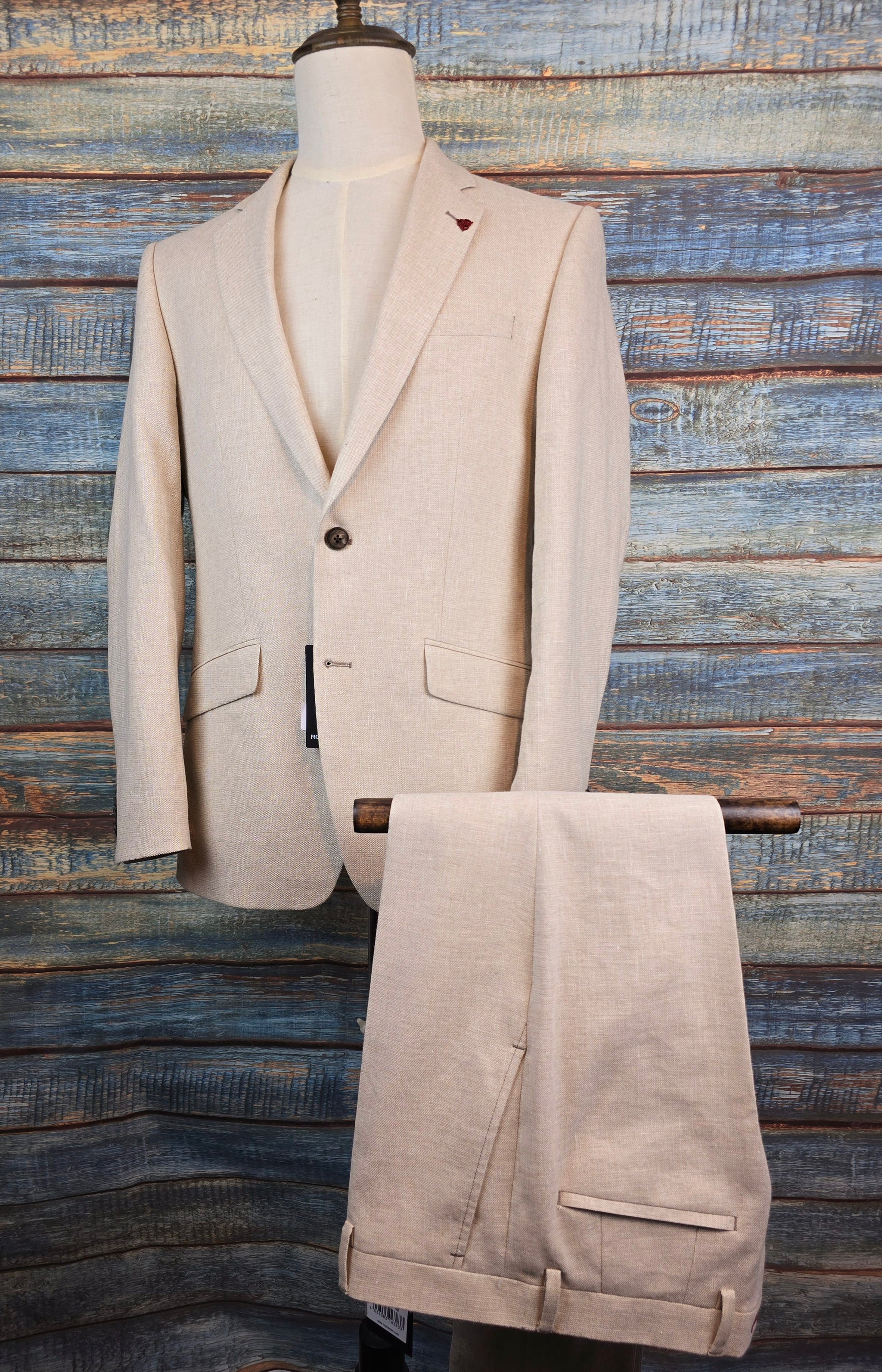 Roy Robson Slim Fit Linen and Cotton mix Jacket