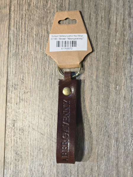 Retreat Clothing Leather Key Rings