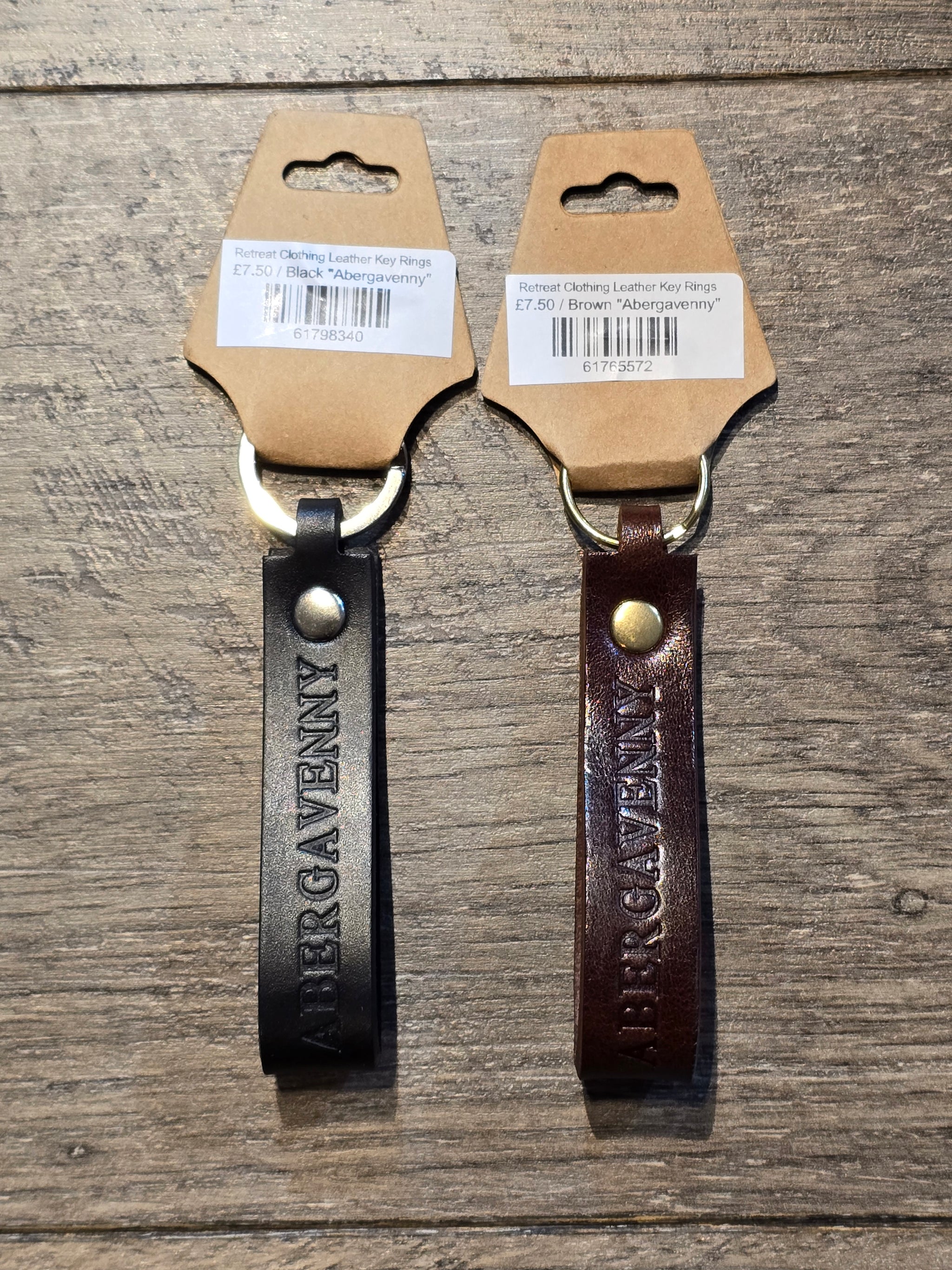 Retreat Clothing Leather Key Rings