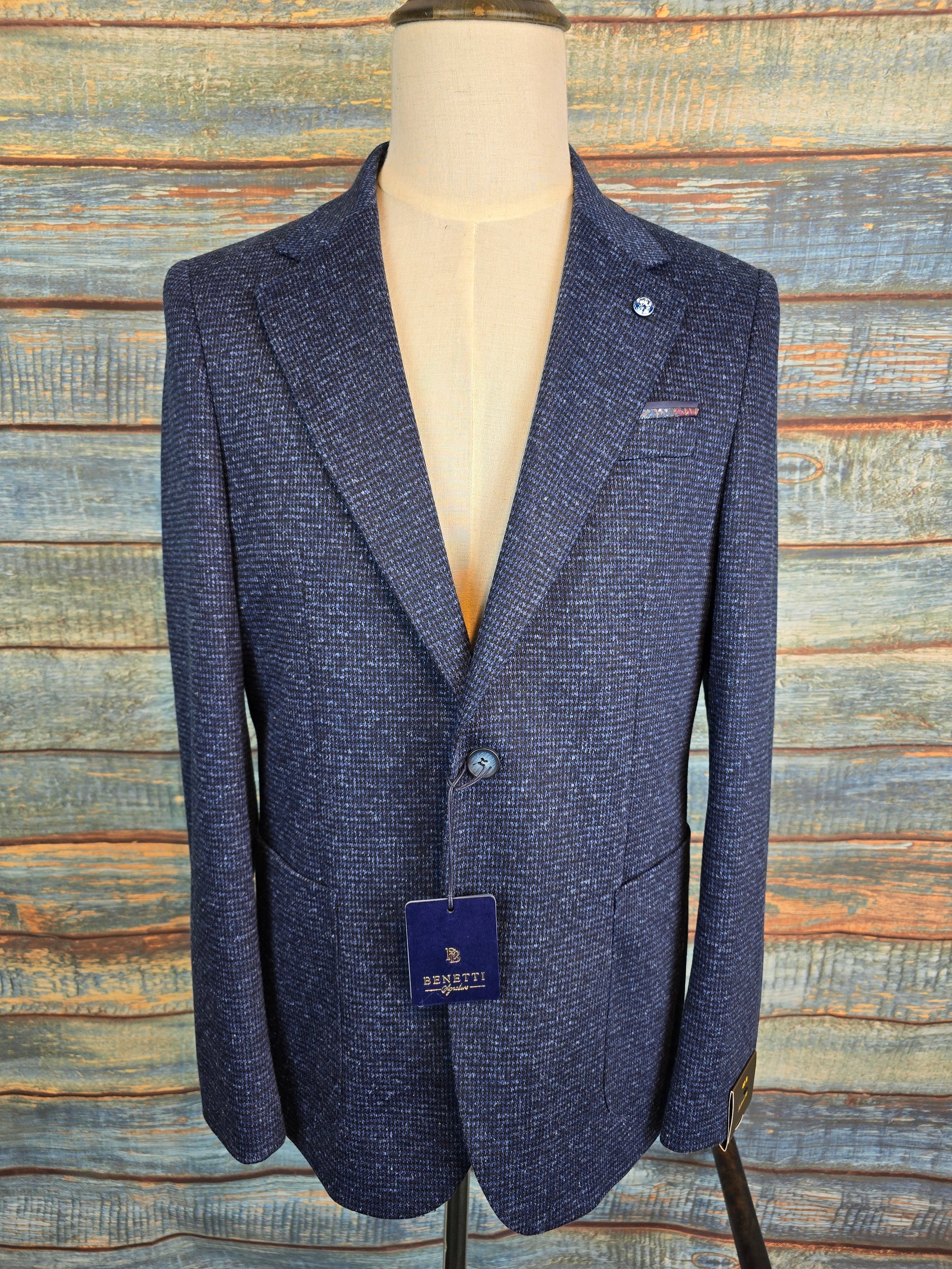 Benetti "Hally" Blue two button Jacket