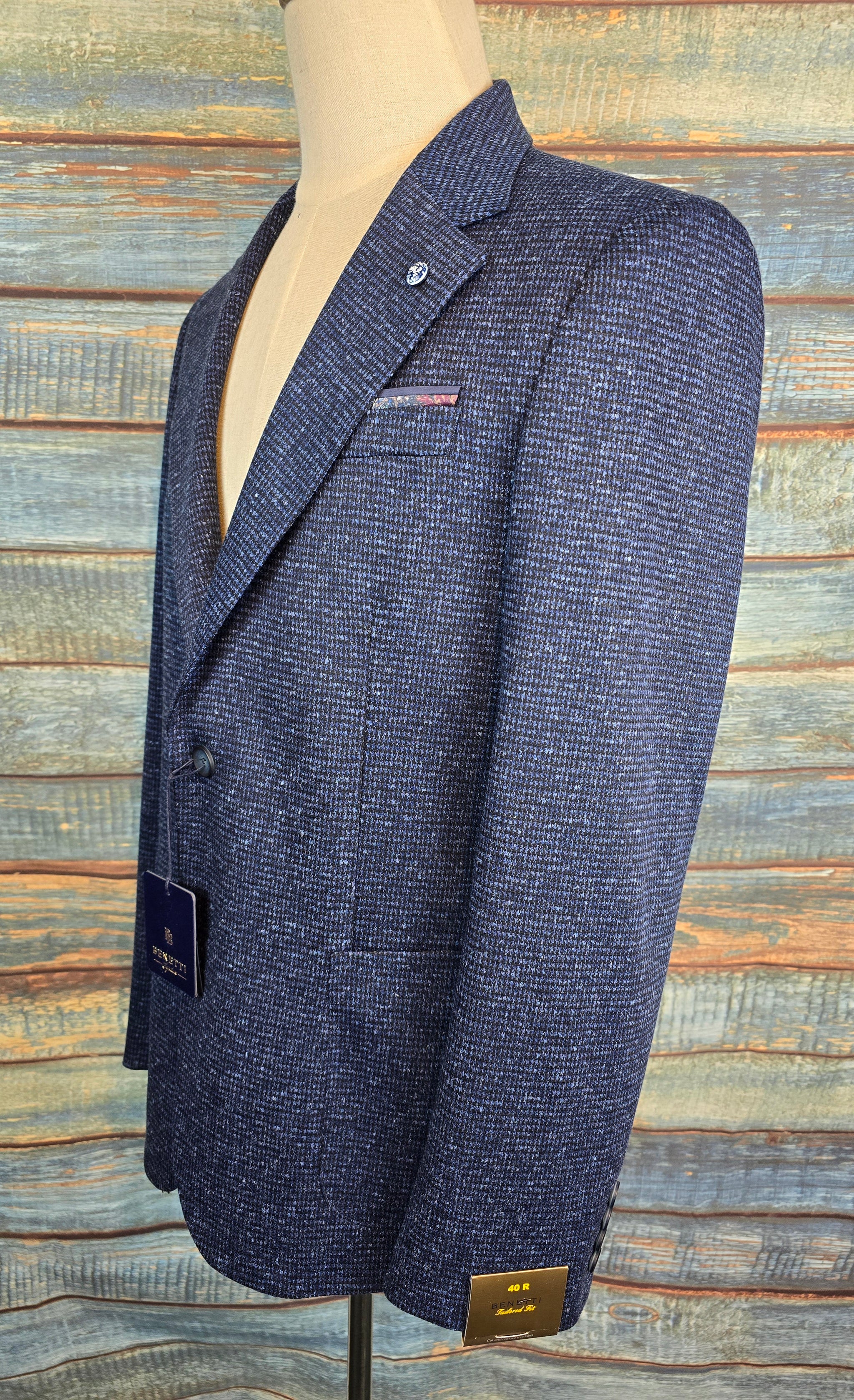 Benetti "Hally" Blue two button Jacket