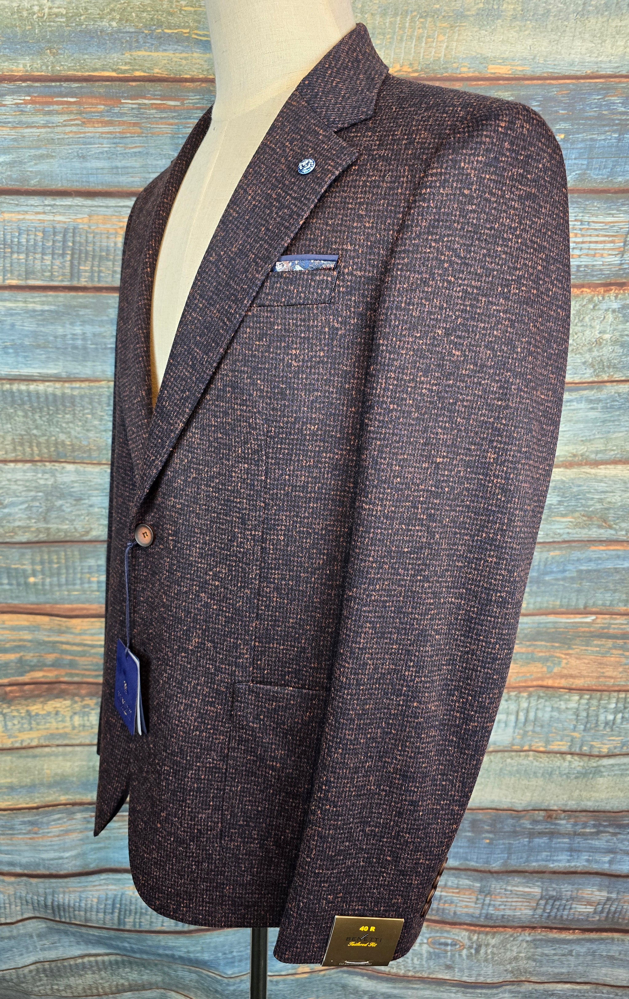 Benetti "Hally" Tabacco two-button Jacket