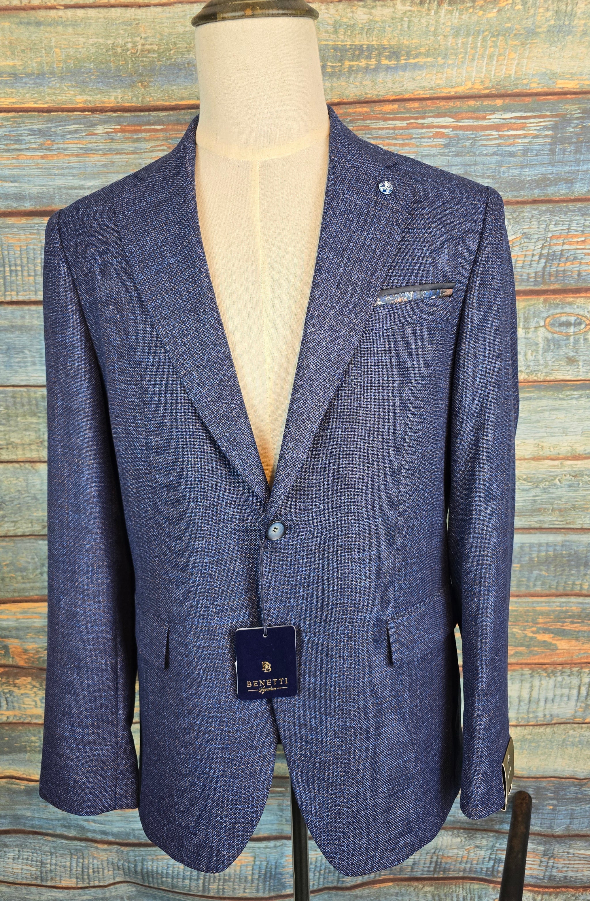 Benetti "Winston" Blue two button Jacket