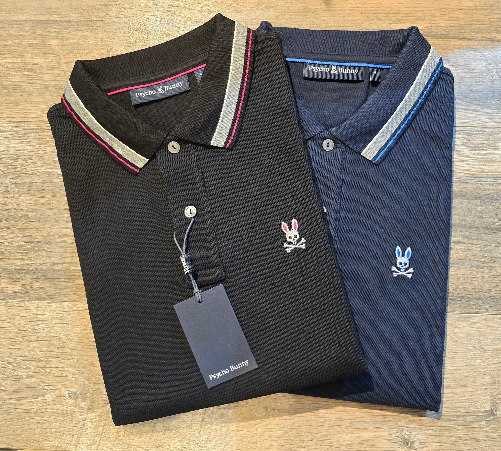 PSYCHO BUNNY RockPort Pique tipped Polo