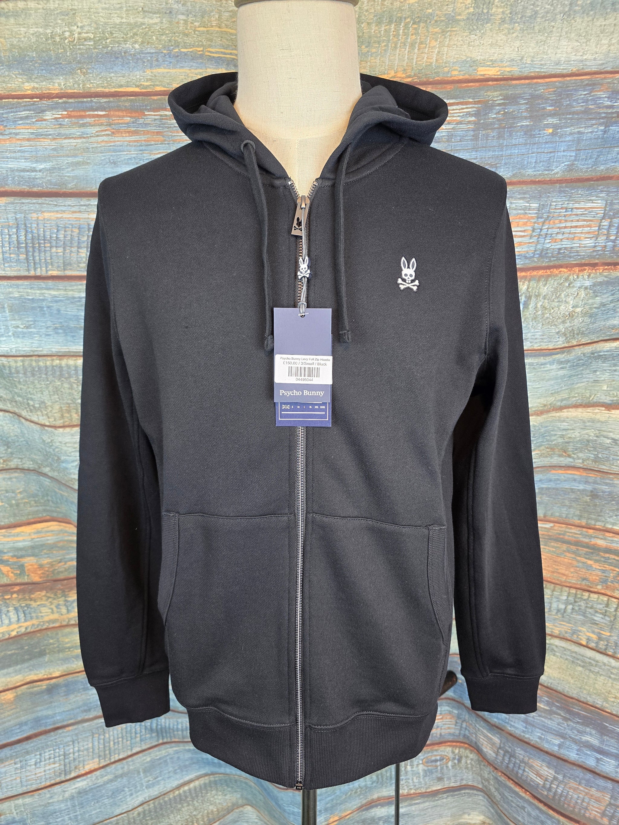 Psycho Bunny Levy Full Zip Hoodie Retreat Clothing