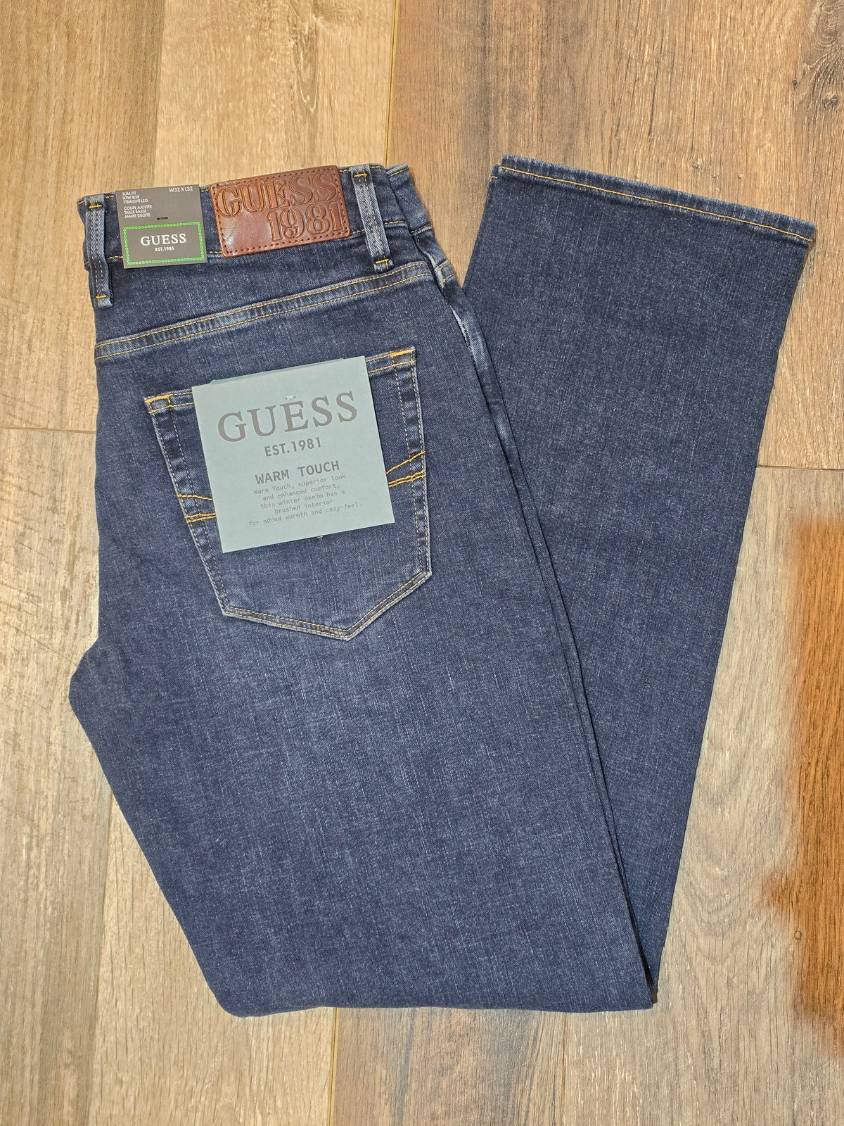 Guess "Angles" Slim Fit Warm Touch Denim