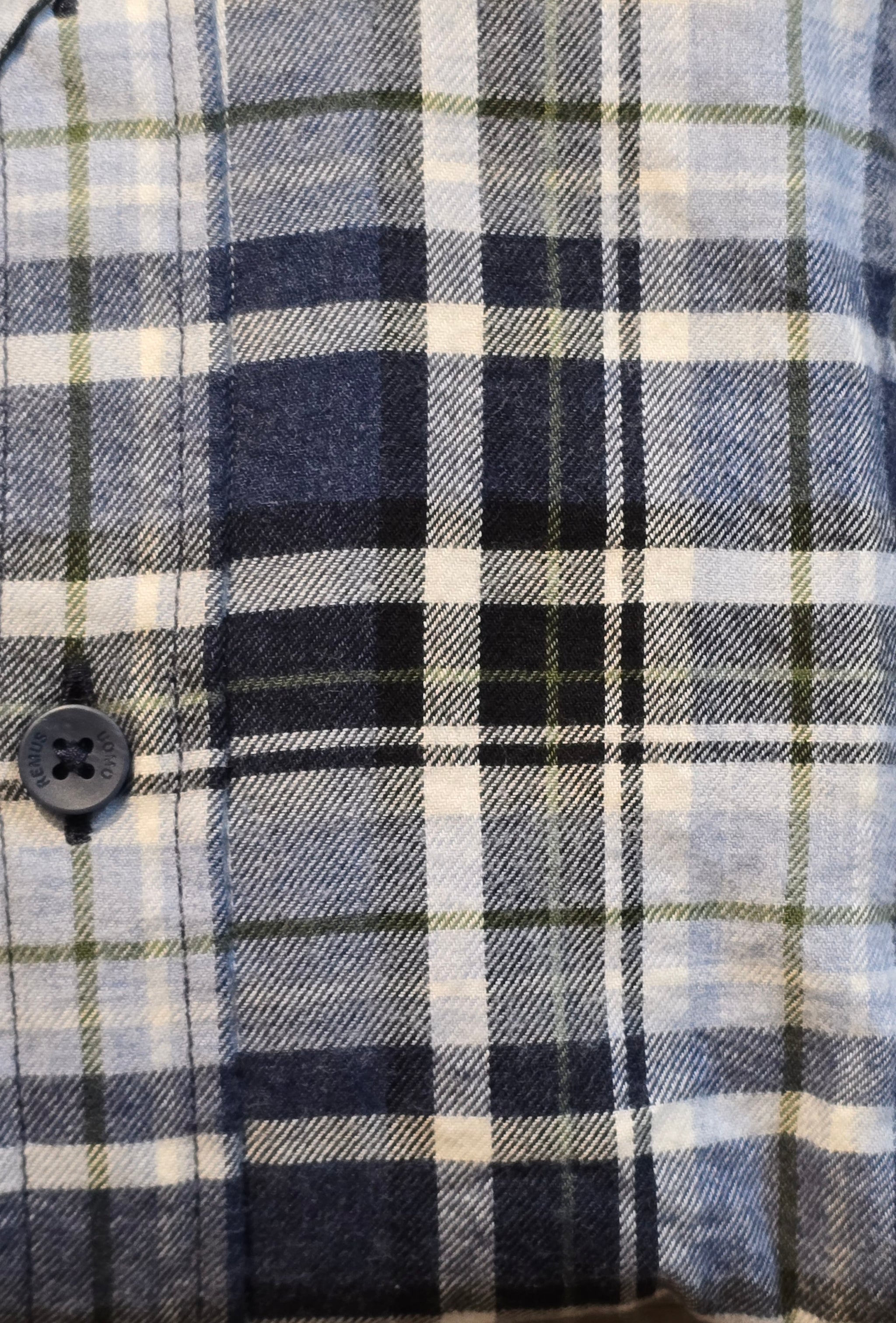 Remus Uomo Tapered Fit cotton check Shirts