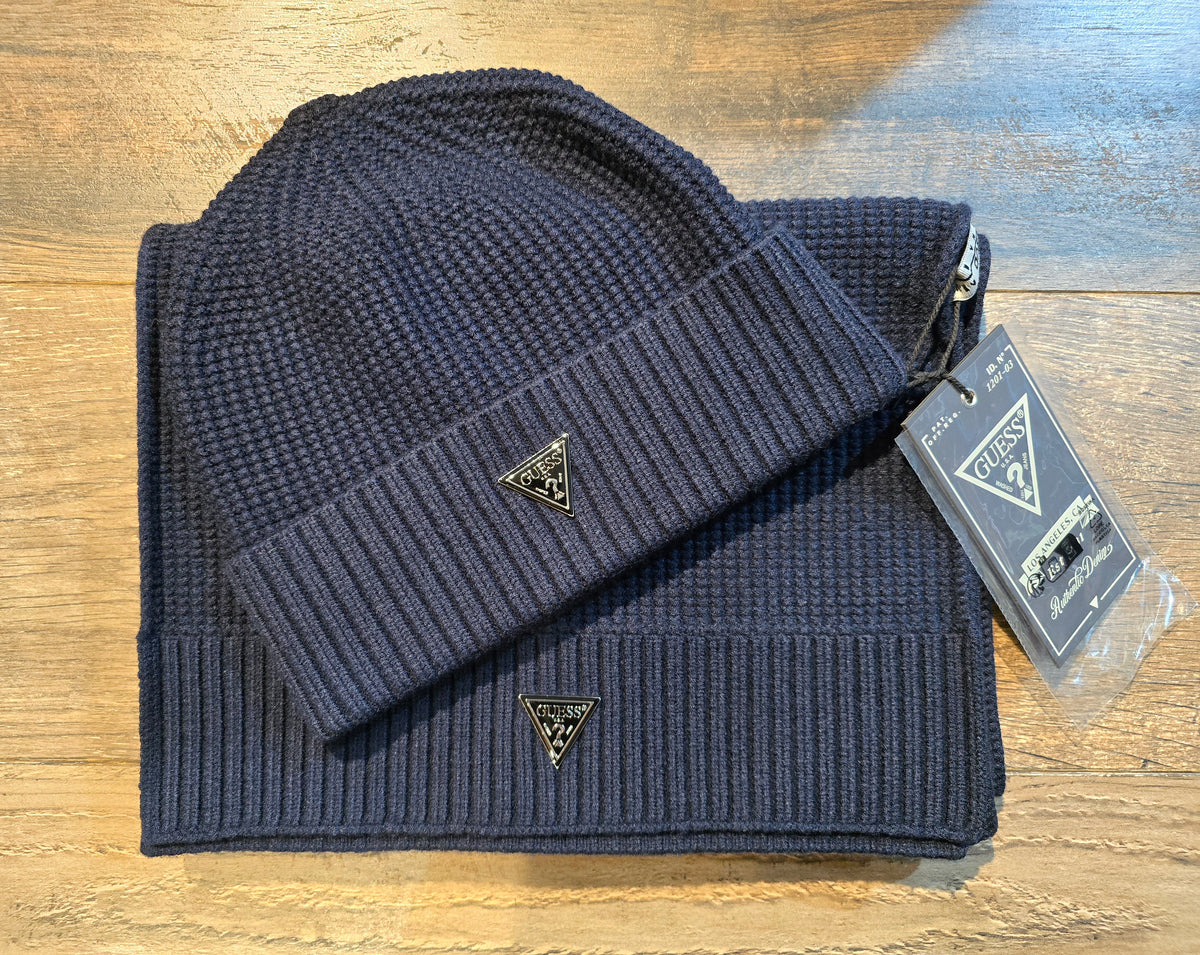 Guess Scarf and Beanie Box Set