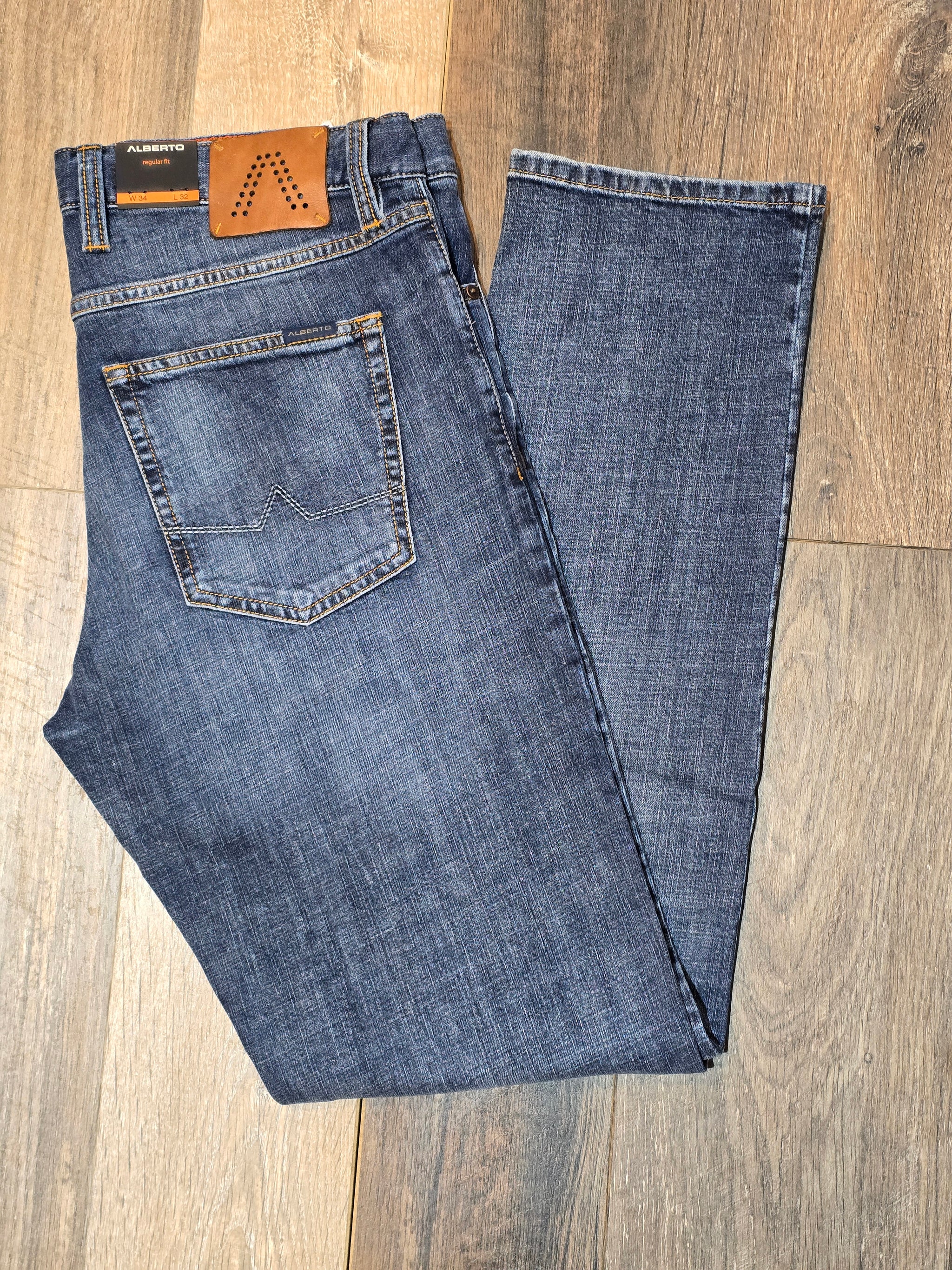 Alberto PIPE - Regular Fit Authentic Denim