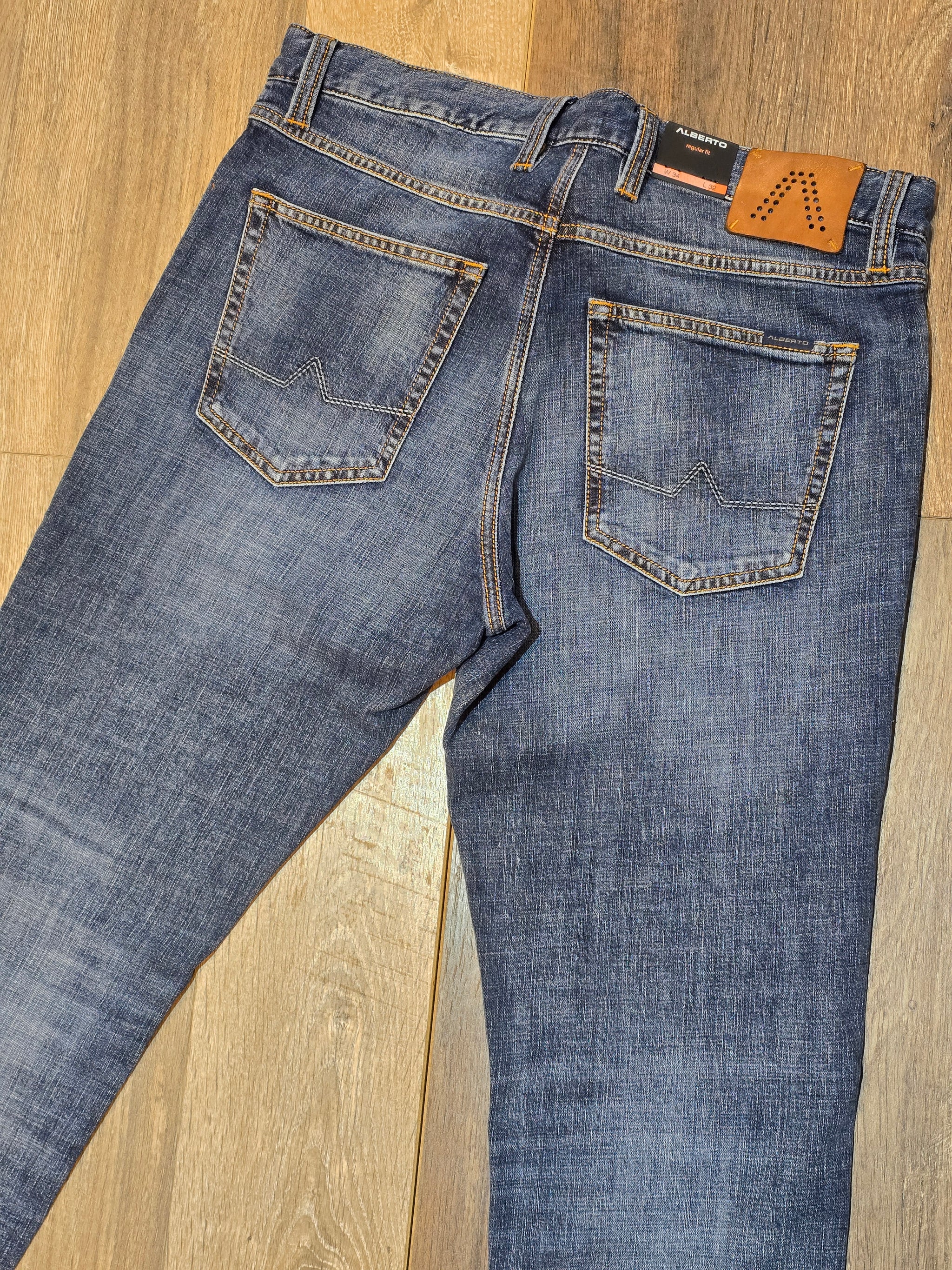 Alberto PIPE - Regular Fit Authentic Denim