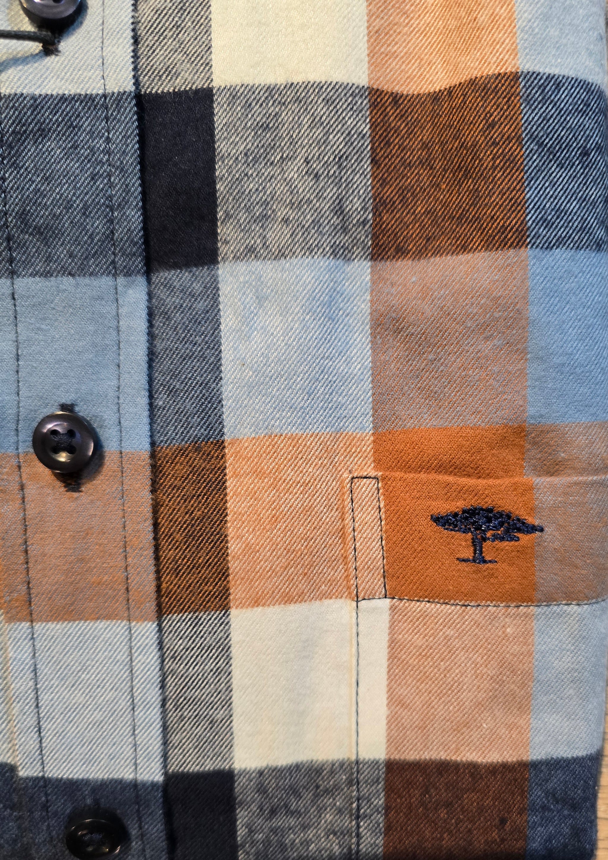 FYNCH-HATTON WINTER FLANNEL CHECK SHIRTS