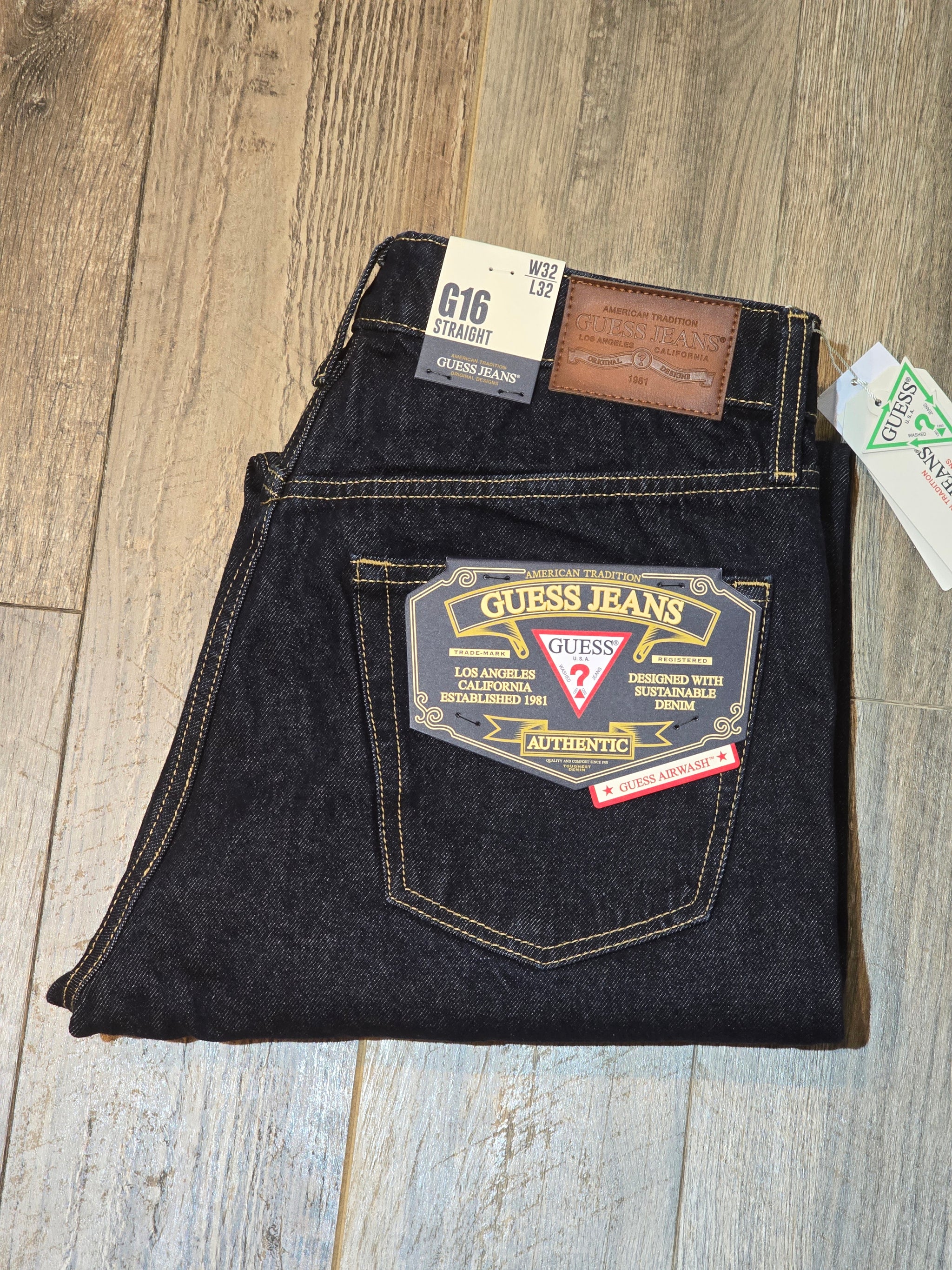 Guess Jeans G16 Straight Fit Selvedge Denim