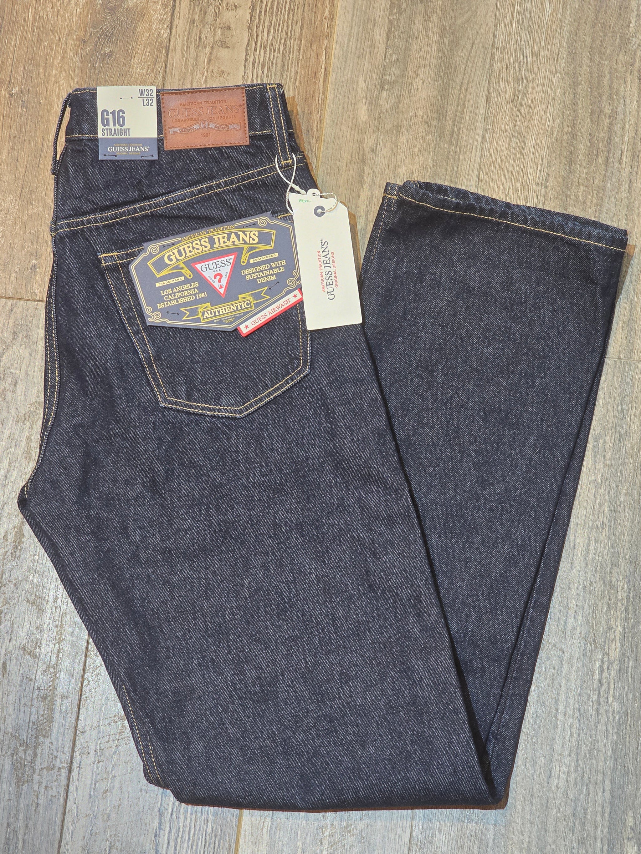 Guess Jeans G16 Straight Fit Selvedge Denim