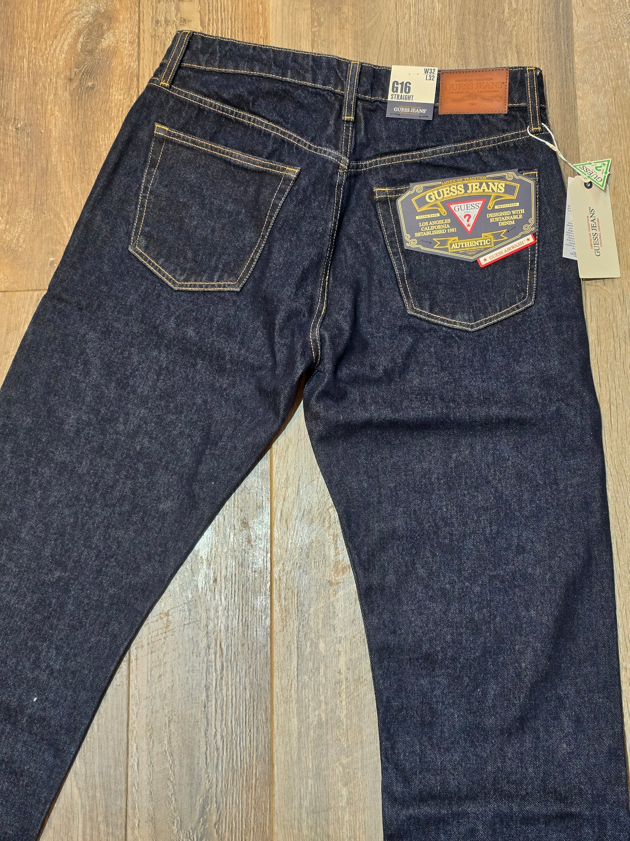 Guess Jeans G16 Straight Fit Selvedge Denim